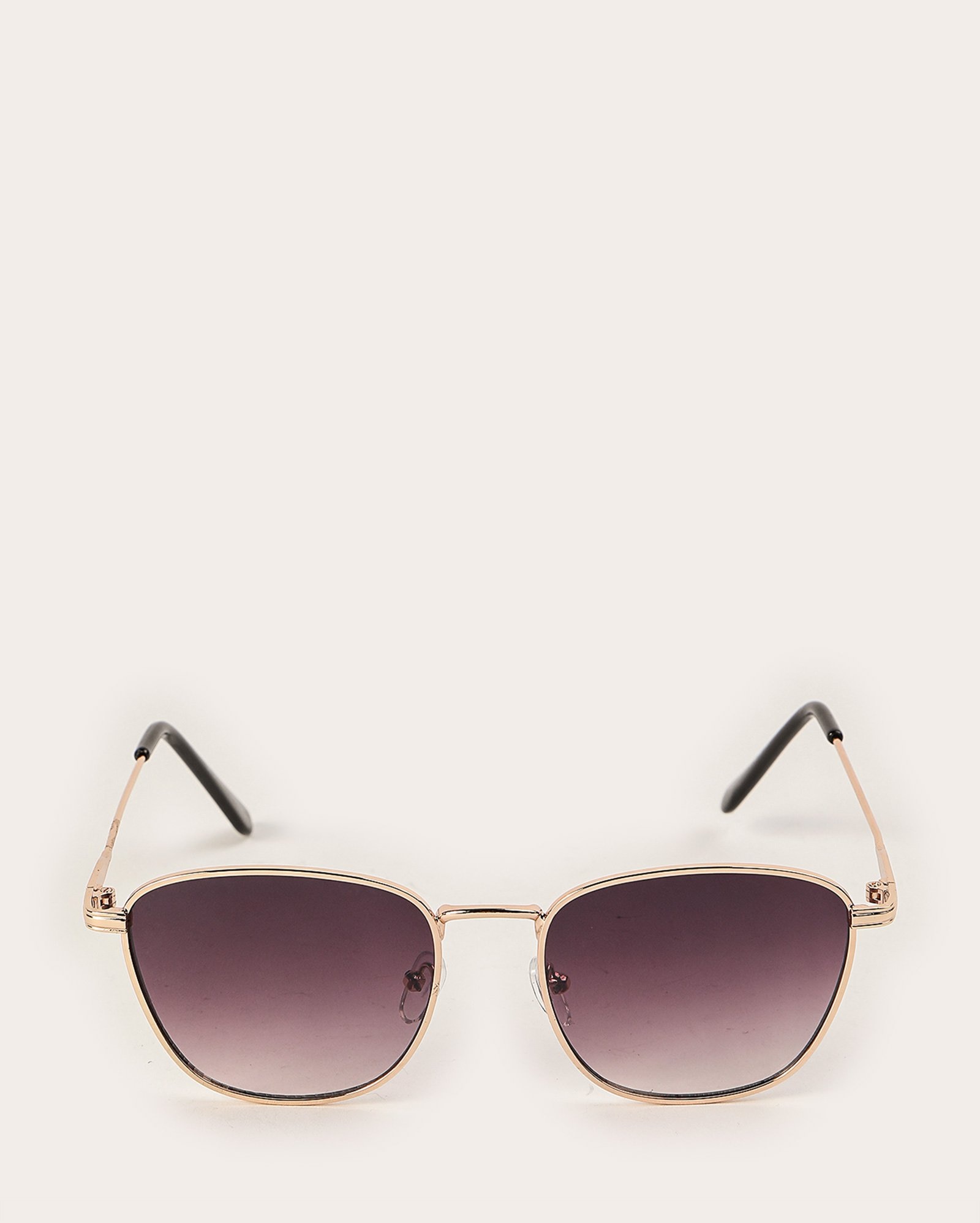 Óculos de sol feminino quadrado dourado | Riachuelo