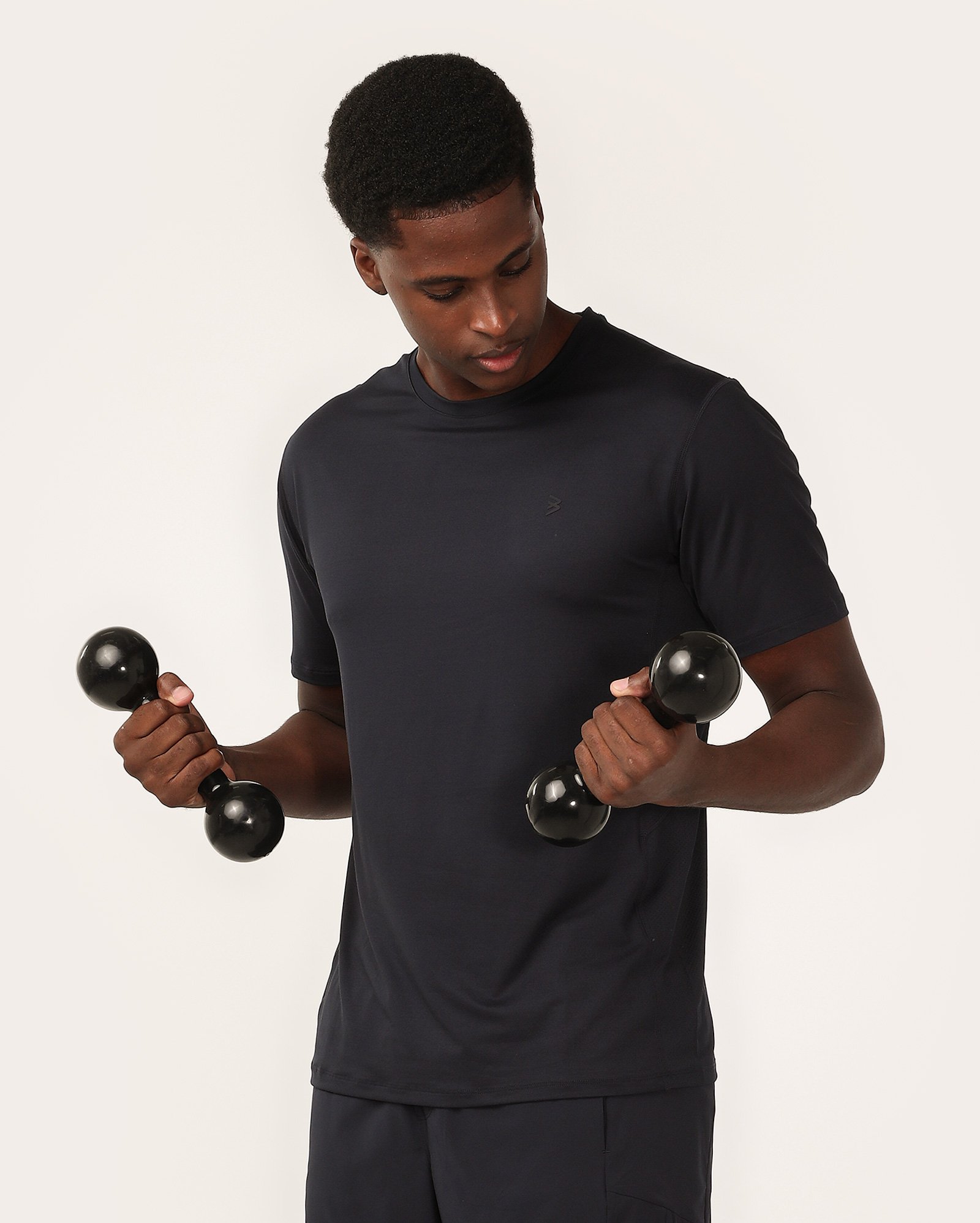 Camiseta masculina de treino tradicional azul | BodyWork by Riachuelo