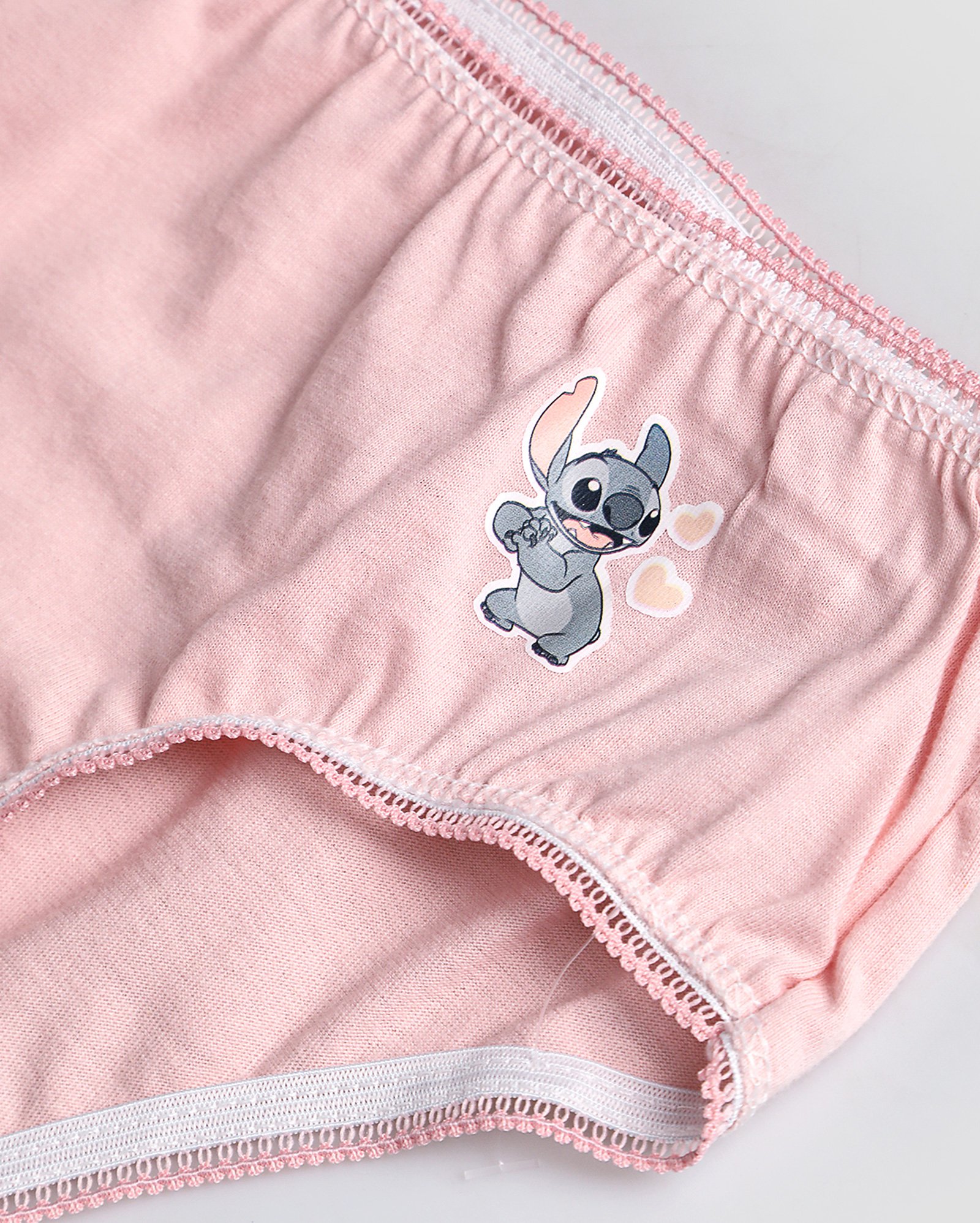 Kit calcinha infantil 5 peças Stitch 2-14A multicor | Disney