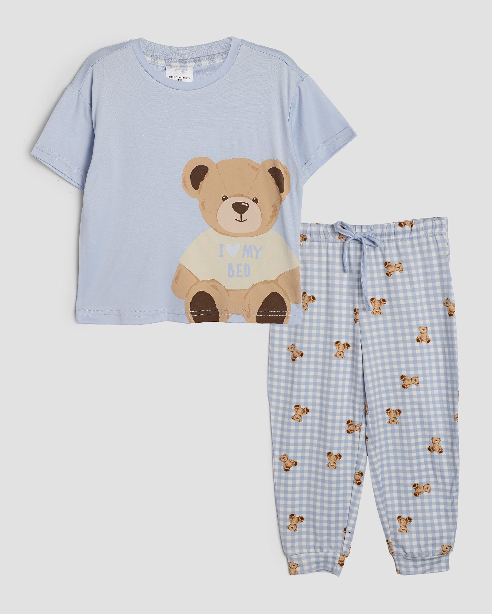 Pijama longo infantojuvenil ursos 2-14A azul | Accessori by Riachuelo