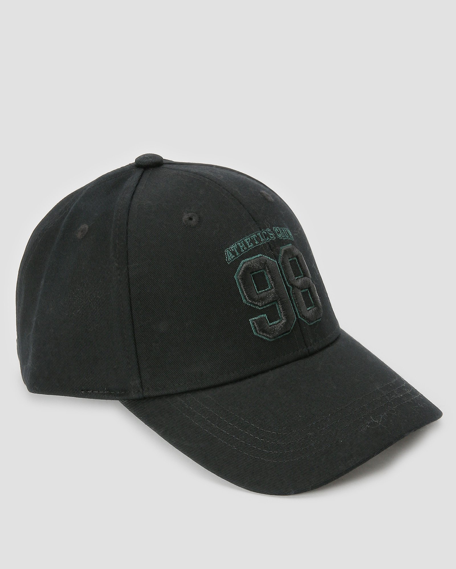 Boné masculino aba curva bordado club 98 preto | Accessori by Riachuelo