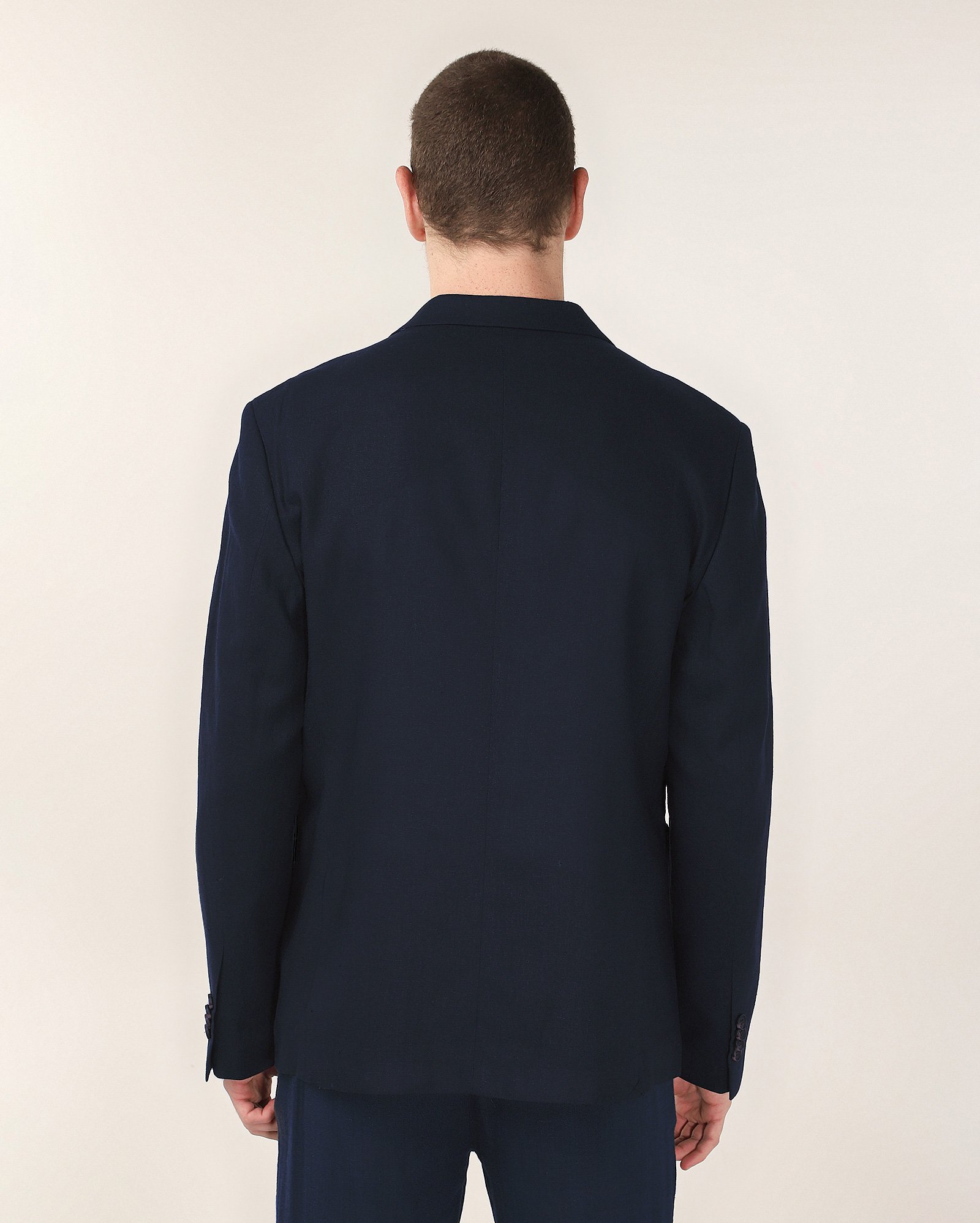 Blazer masculino em viscolinho acinturado - Azul Escuro | Original by Riachuelo