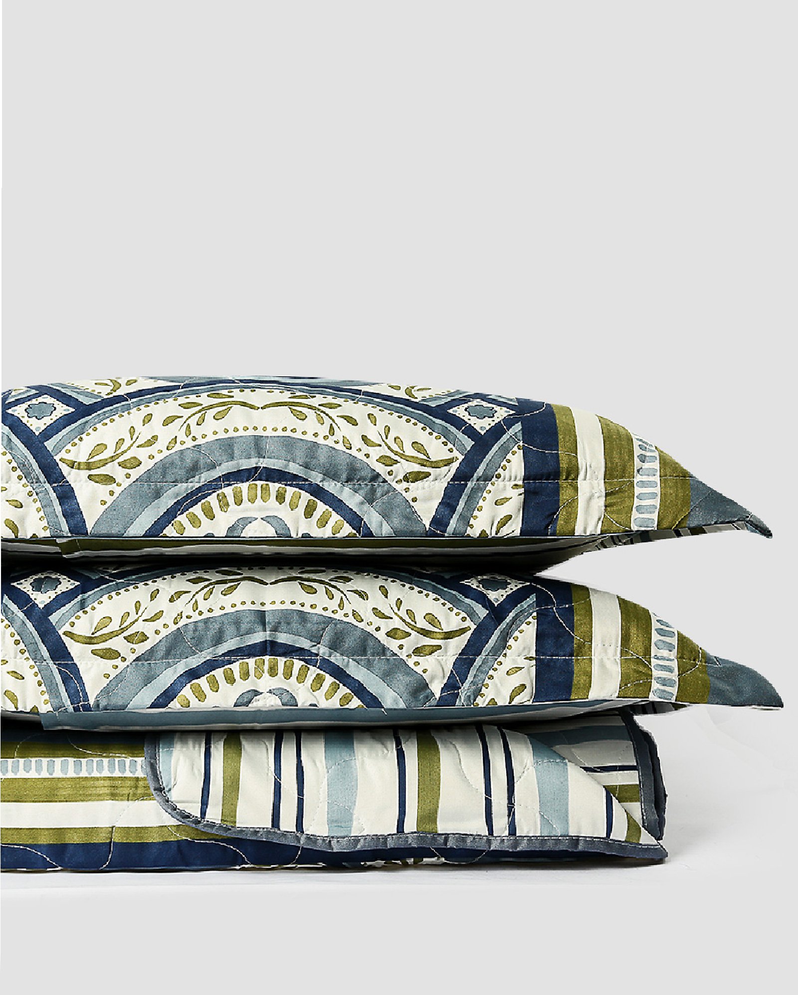 Kit colcha matelada dupla face Boutis Tasha multicor - KING Multicor | Casa Riachuelo