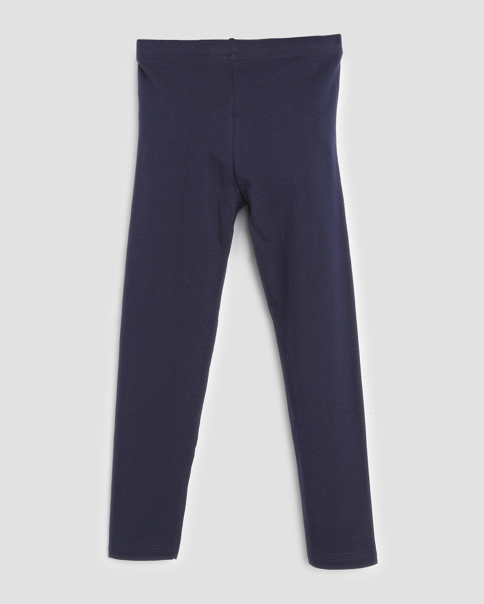 Calça legging infantil com elástico 4-10A - Azul Escuro