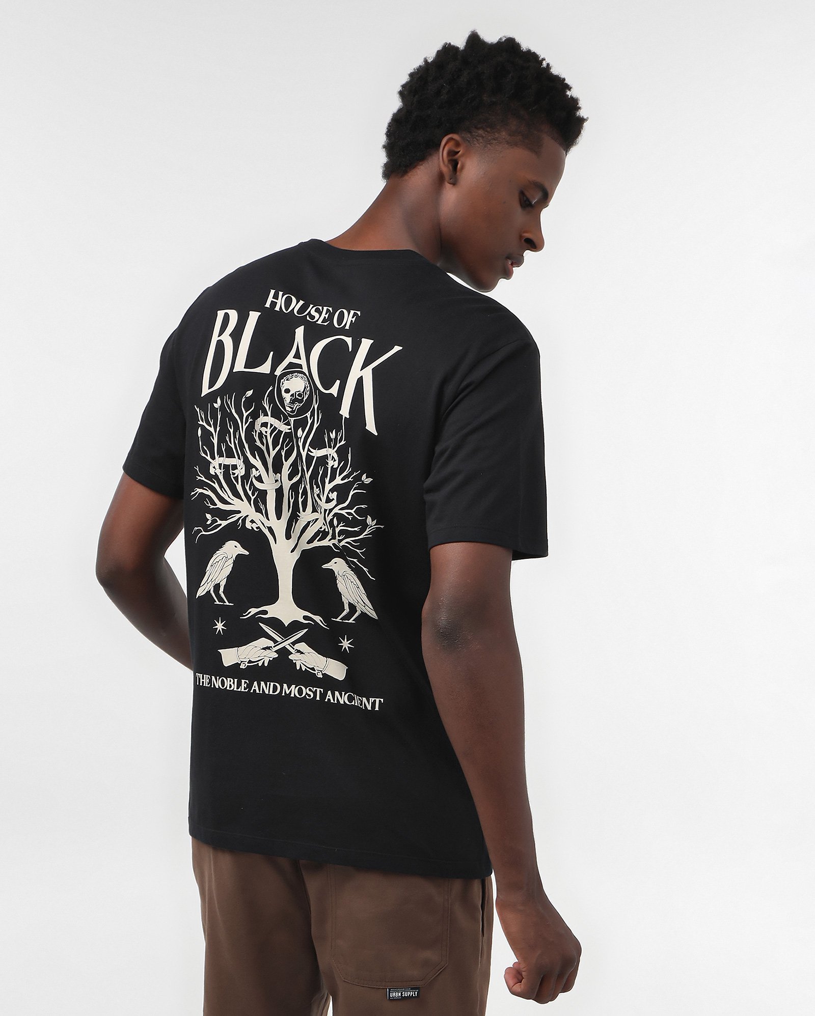 Camiseta masculina house of black preta | FANLAB