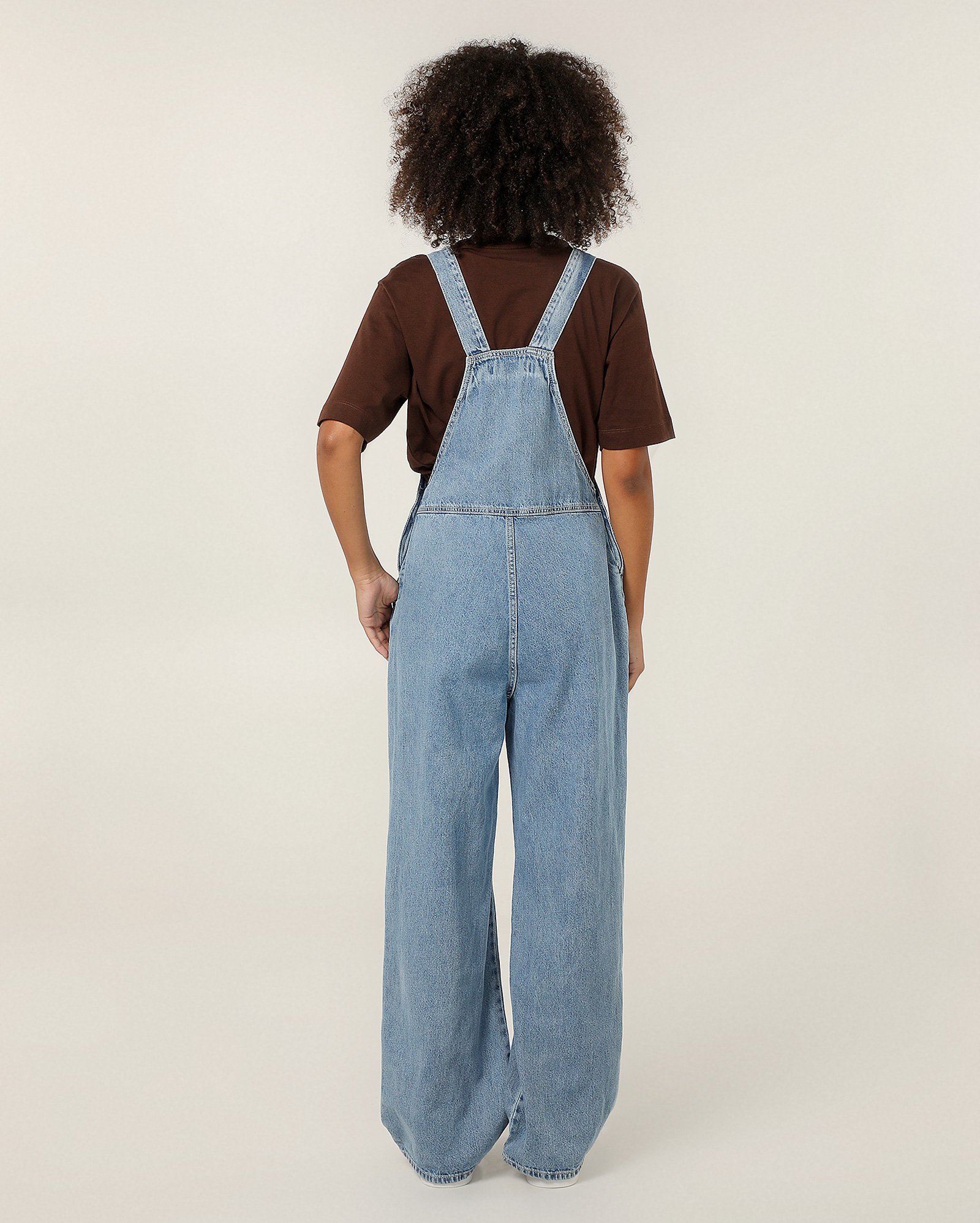 Jardineira jeans juvenil carpinteiro denim médio | Pool