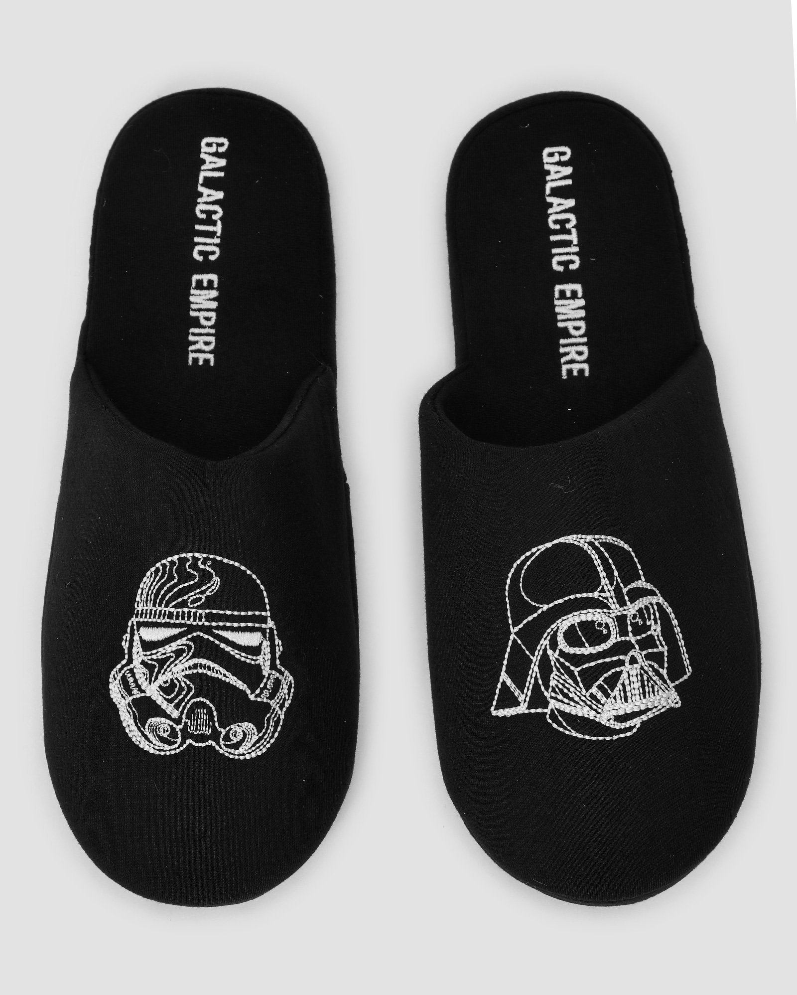 Pantufa masculina slipper galactic empire preta | Star Wars