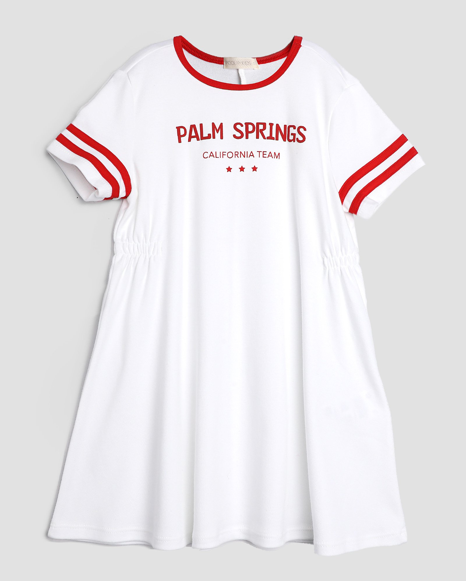Vestido infantil Palm Springs 4-10A branco | Pool Kids