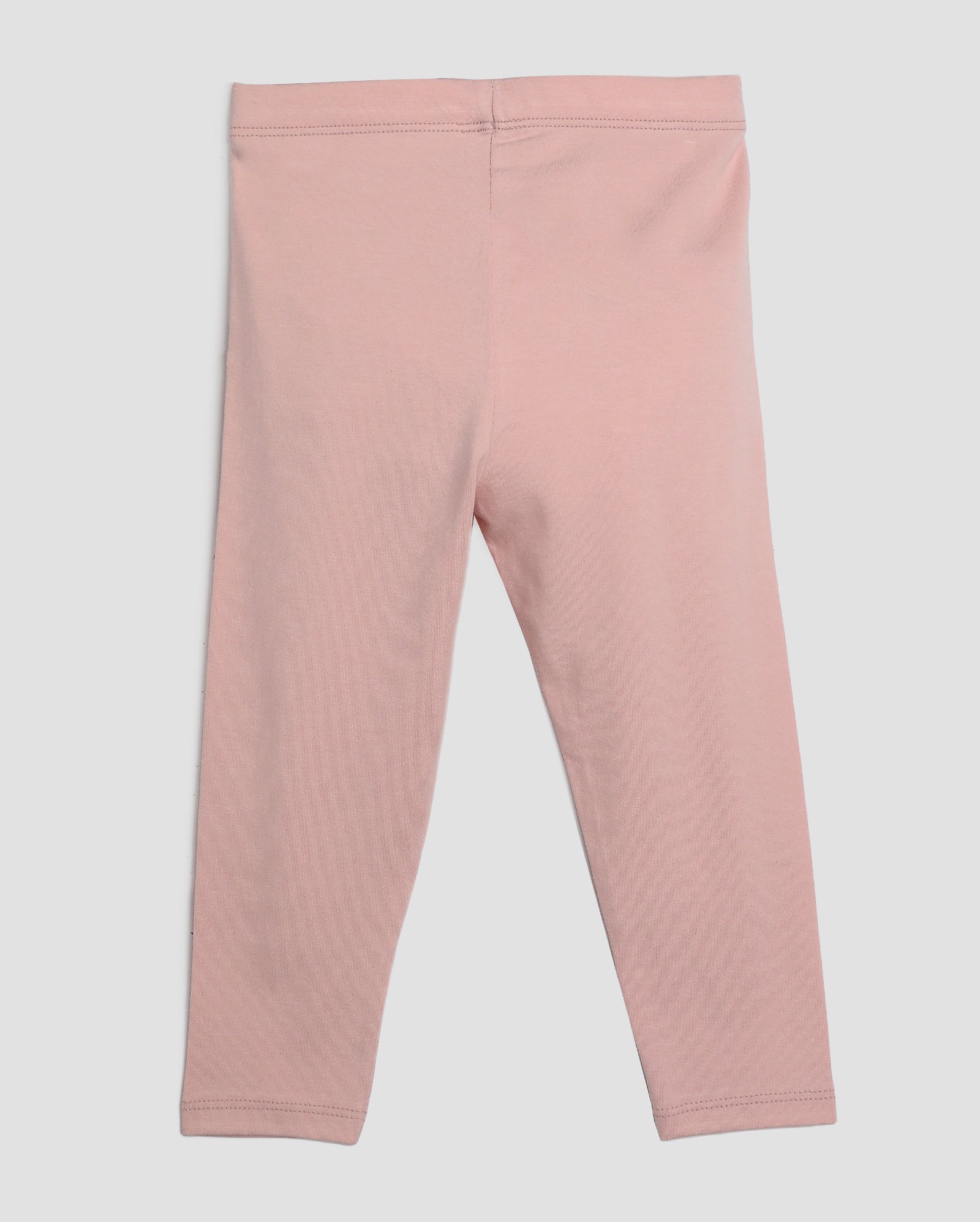 Calça legging infantil de algodão 1-4A - Rosa Claro | Pool Kids