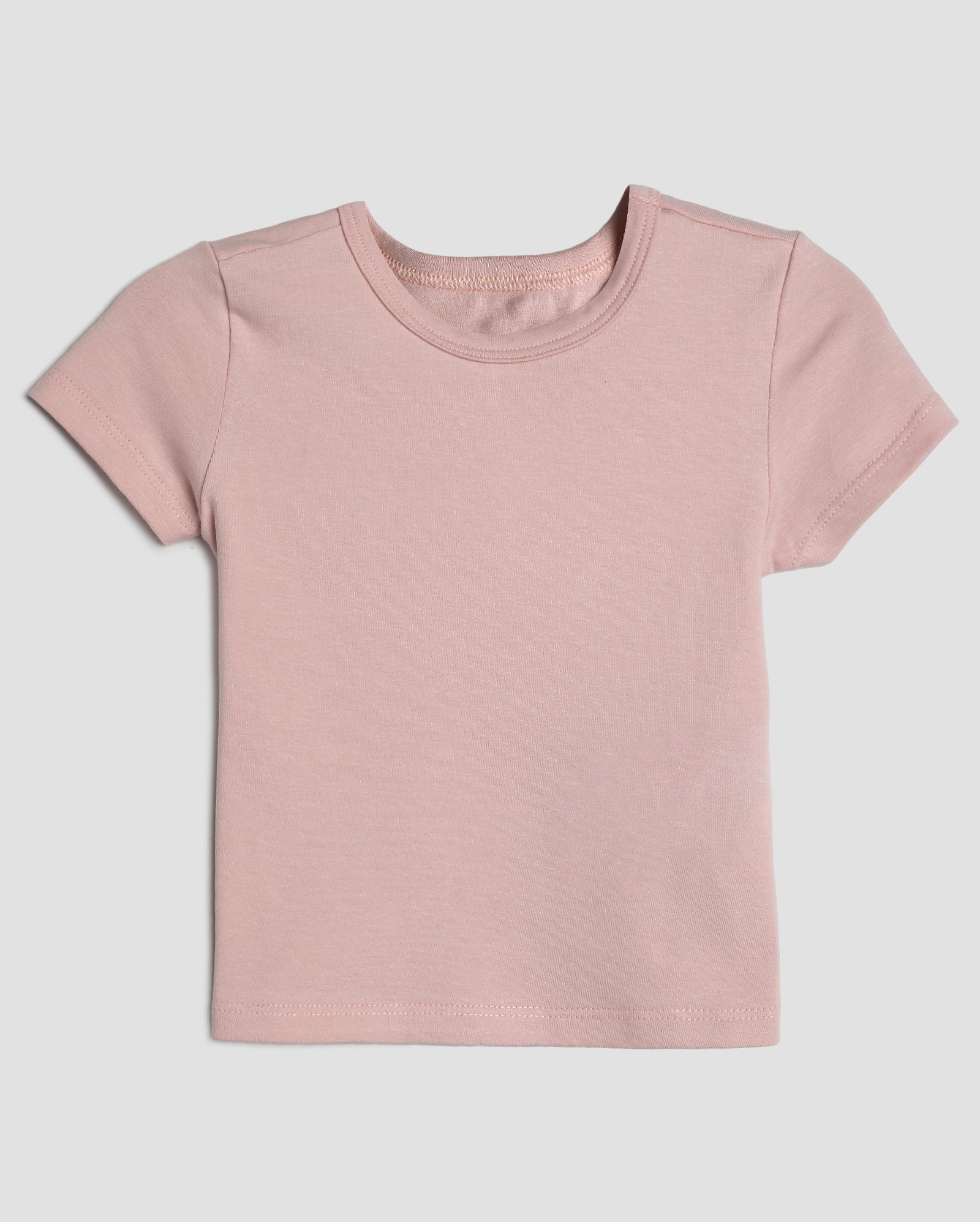 Camiseta infantil manga curta 1-4A - Rosa Pastel | Pool Kids