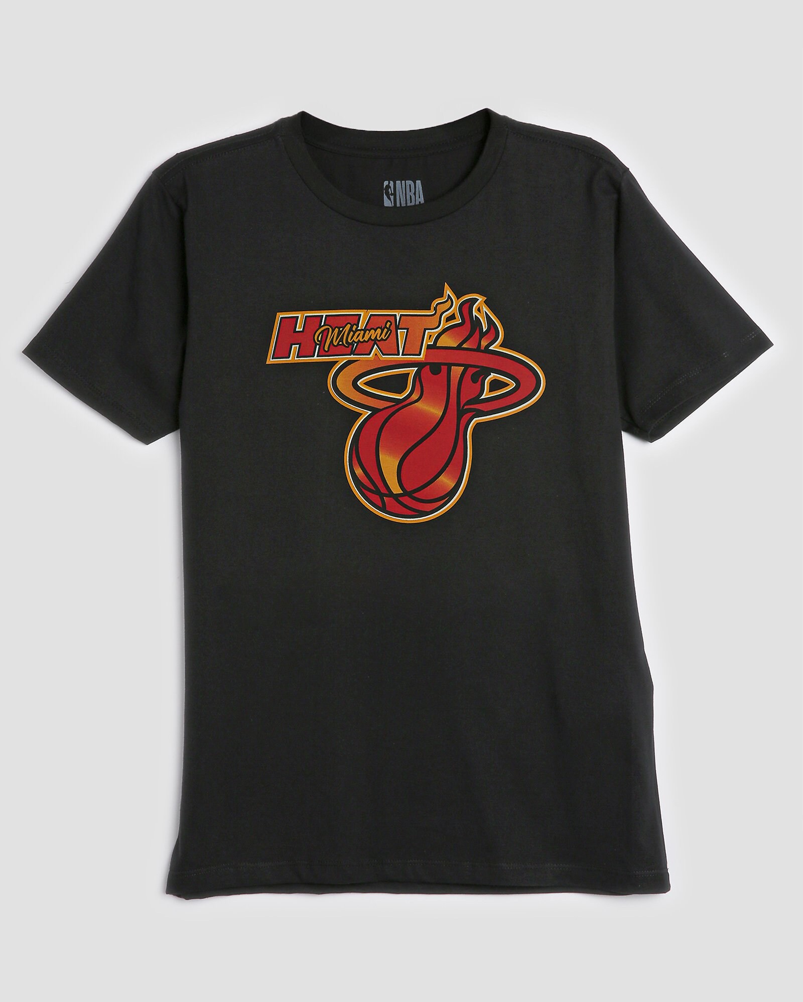 Camiseta juvenil estampa Miami Heat preta | NBA — foto 5