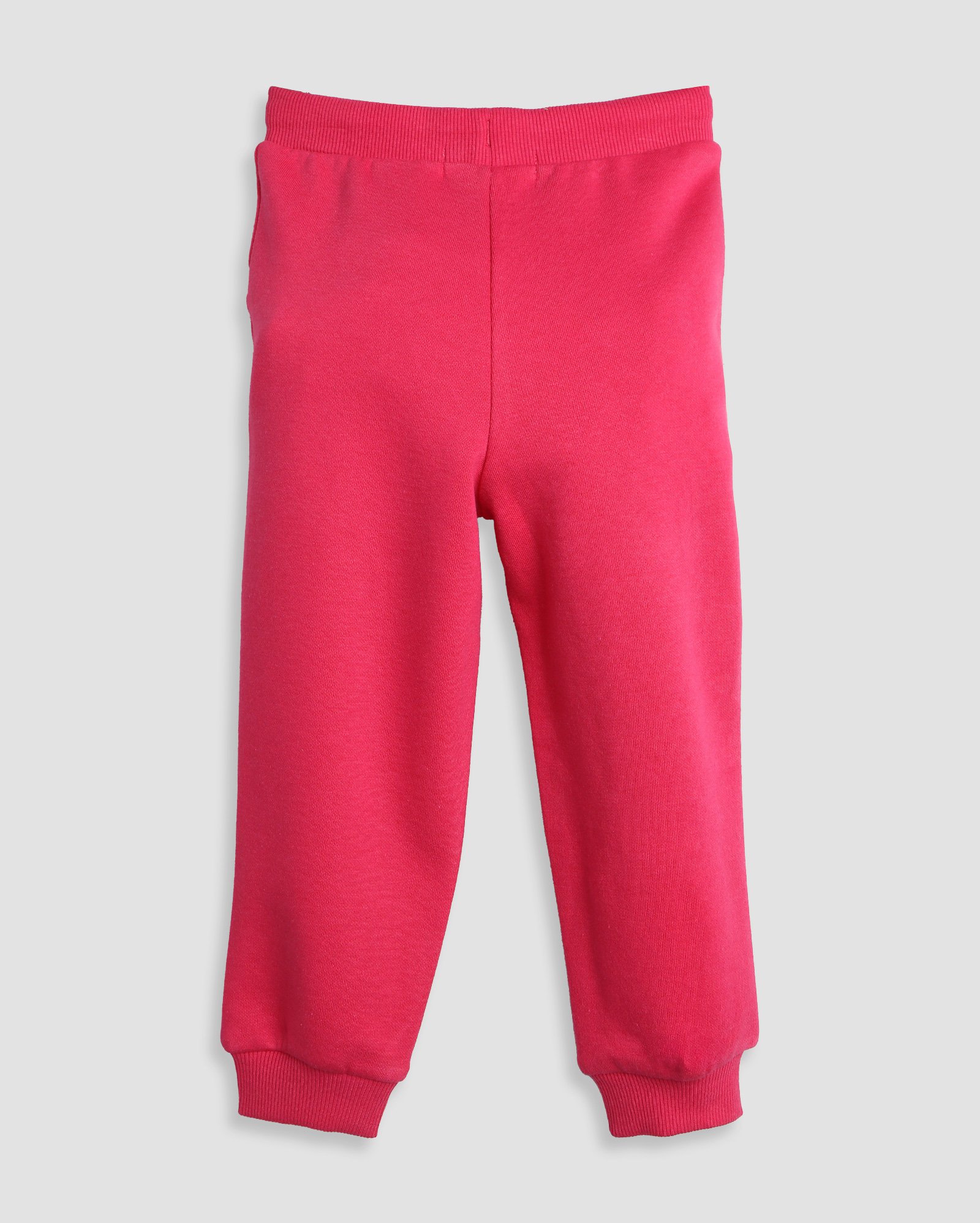 Calça de moletom infantil jogger com felpa 1-4A - Rosa Escuro | Pool Kids