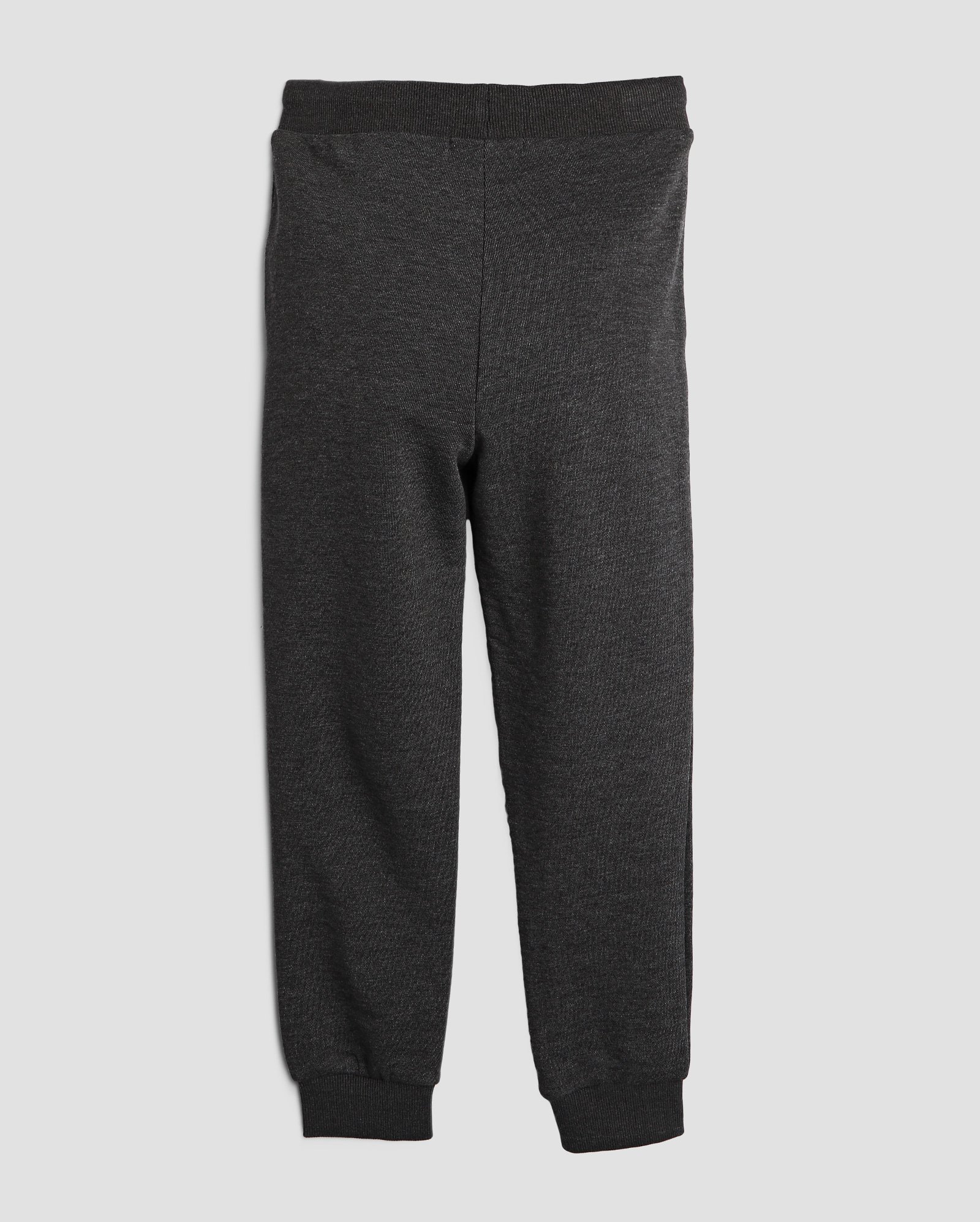 Calça de moletom infantil jogger com felpa 4-10A - Cinza Escuro Mescla | Pool Kids