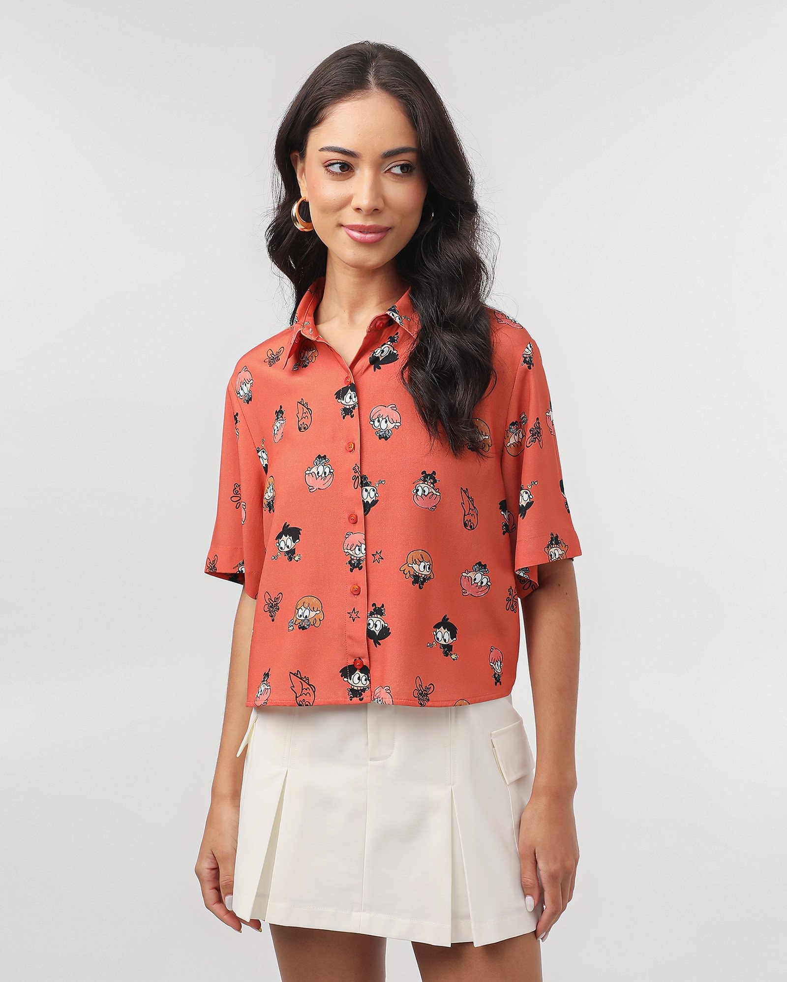 Camisa cropped Harry Potter e amigos laranja | FANLAB — foto 6