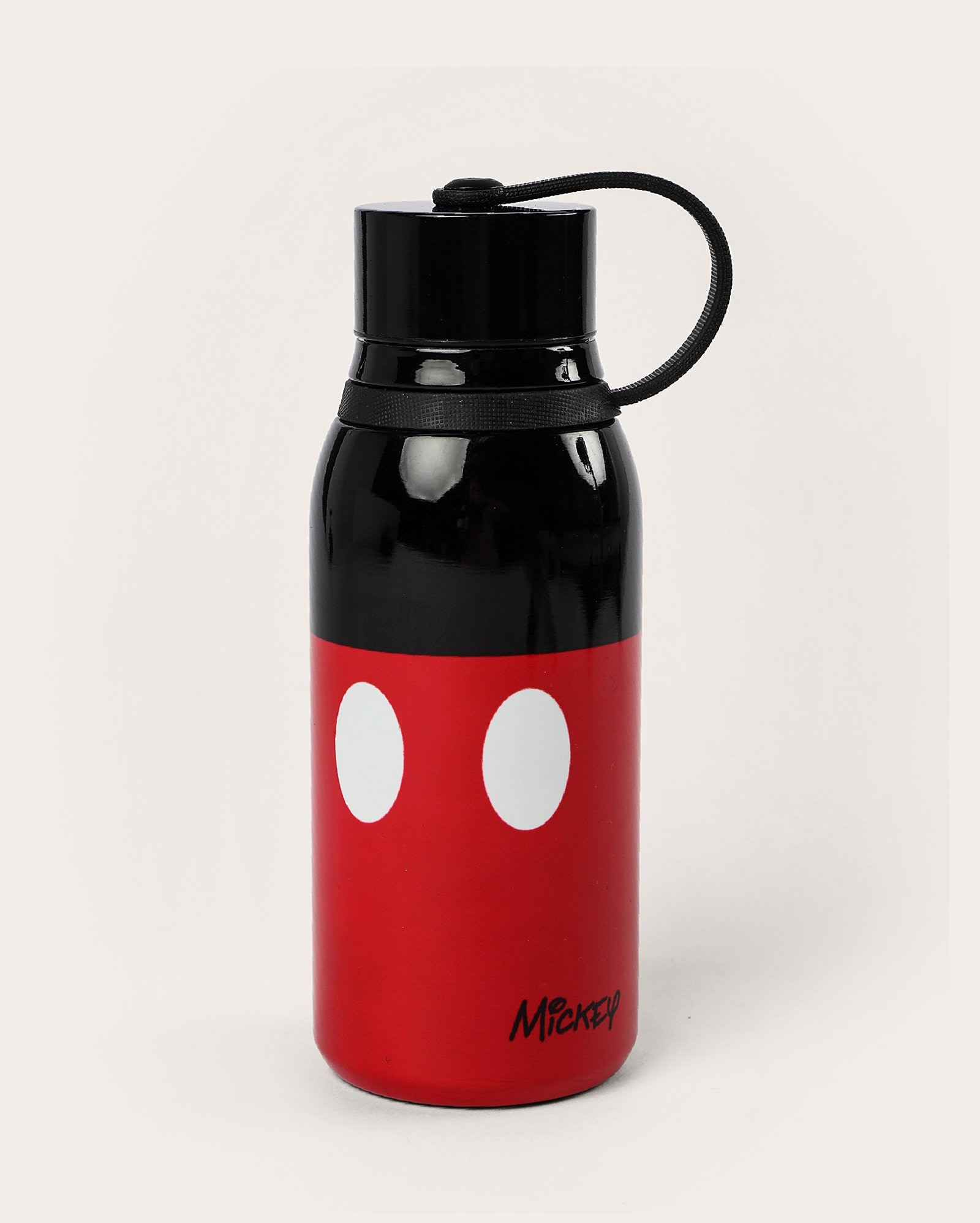 Garrafa térmica metal Disney Mickey 330ml preta | FANLAB