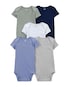 Kit body bebê 5 peças cava americana multicor | Carter's