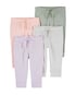 Kit calça bebê 4 peças cós elástico lisa multicor | Carter's
