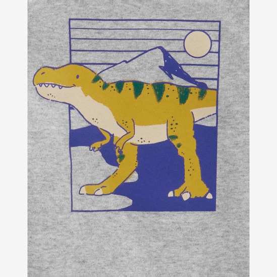 Conjunto longo bebê 2 peças mescla dino multicor | Carter's