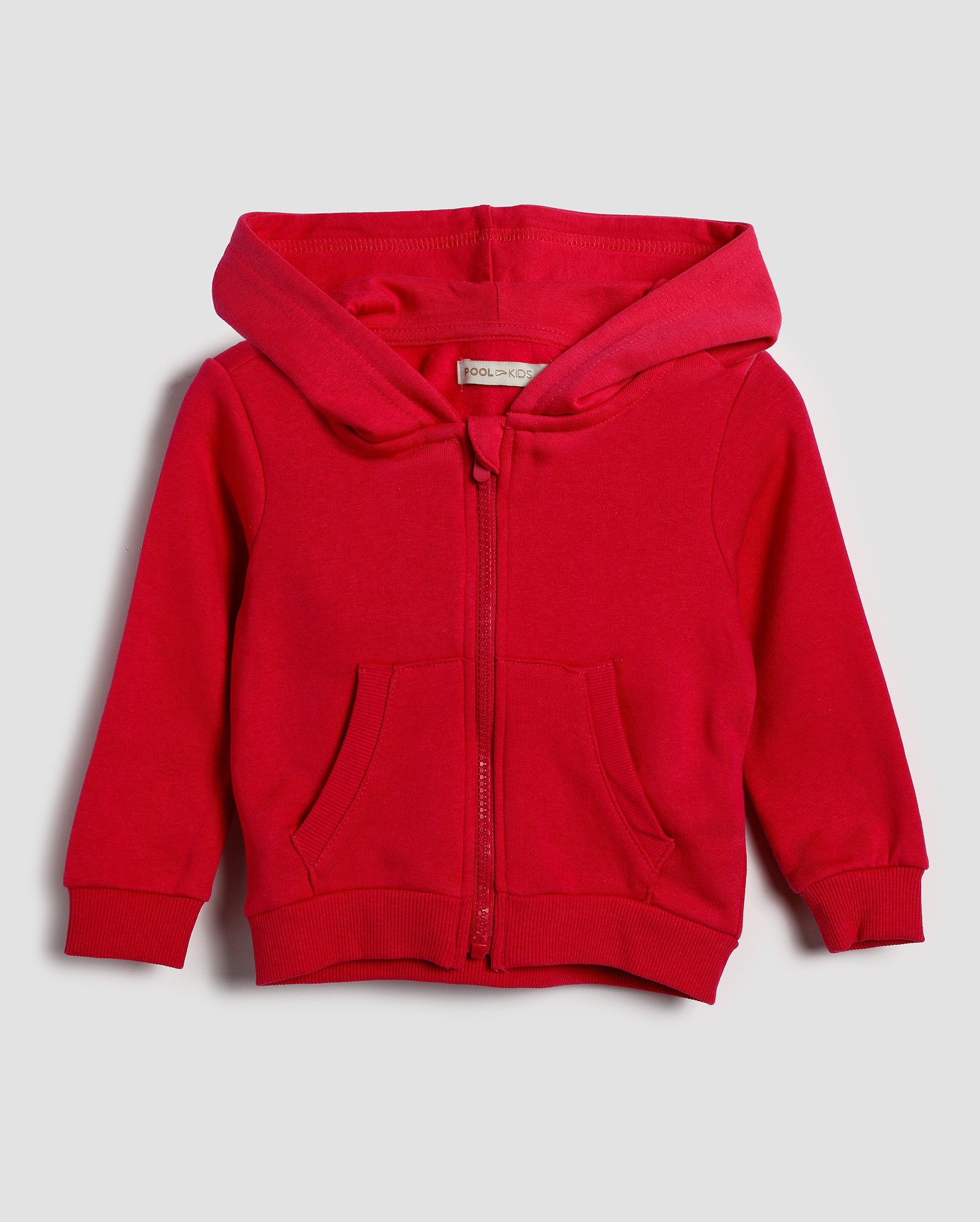 Blusa de moletom infantil com felpa e capuz 1-4A - Rosa Escuro | Pool Kids