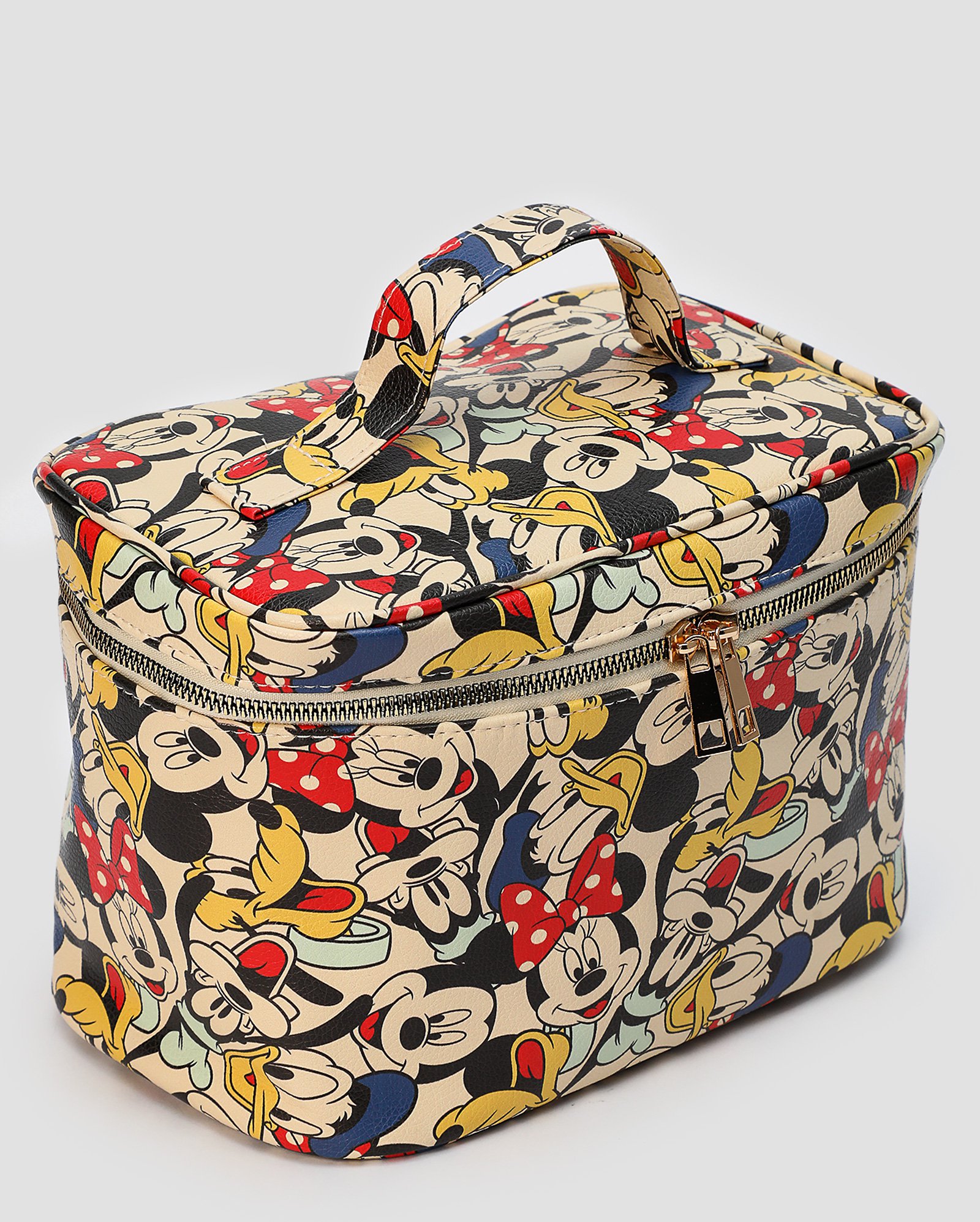 Necessaire frasqueira G Mickey e amigos off-white | Disney
