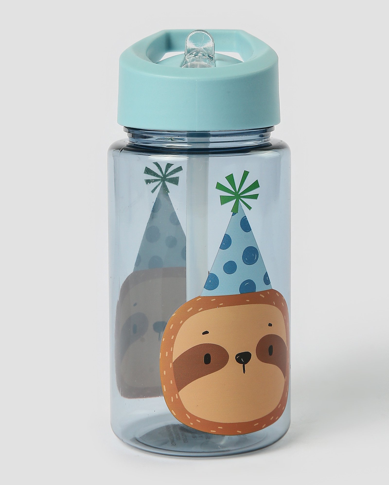 Garrafa squeeze infantil bichinho aniversariante 450ml azul | Accessori by Riachuelo