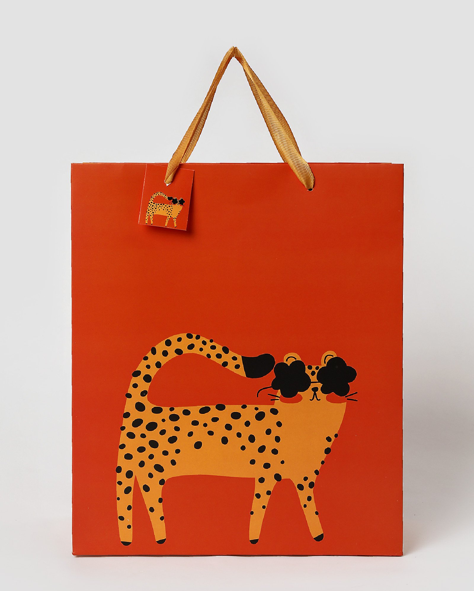 Sacola de presente M onça laranja | Accessori by Riachuelo
