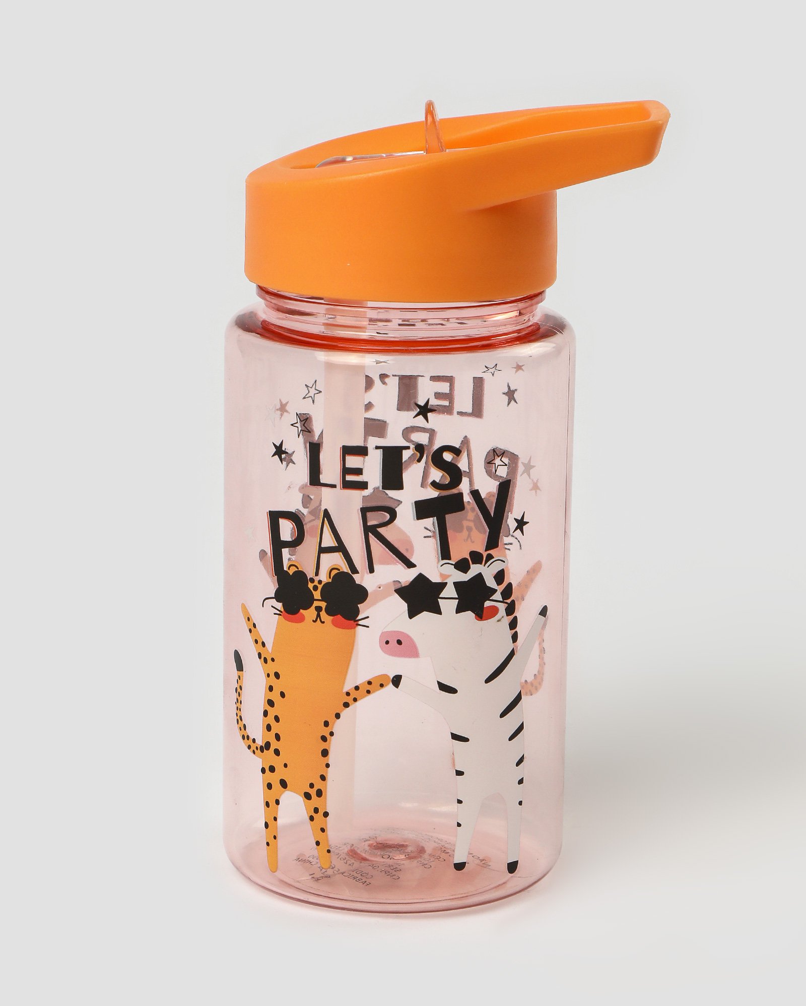 Garrafa squeeze infantil bichinhos party 450ml laranja | Accessori by Riachuelo