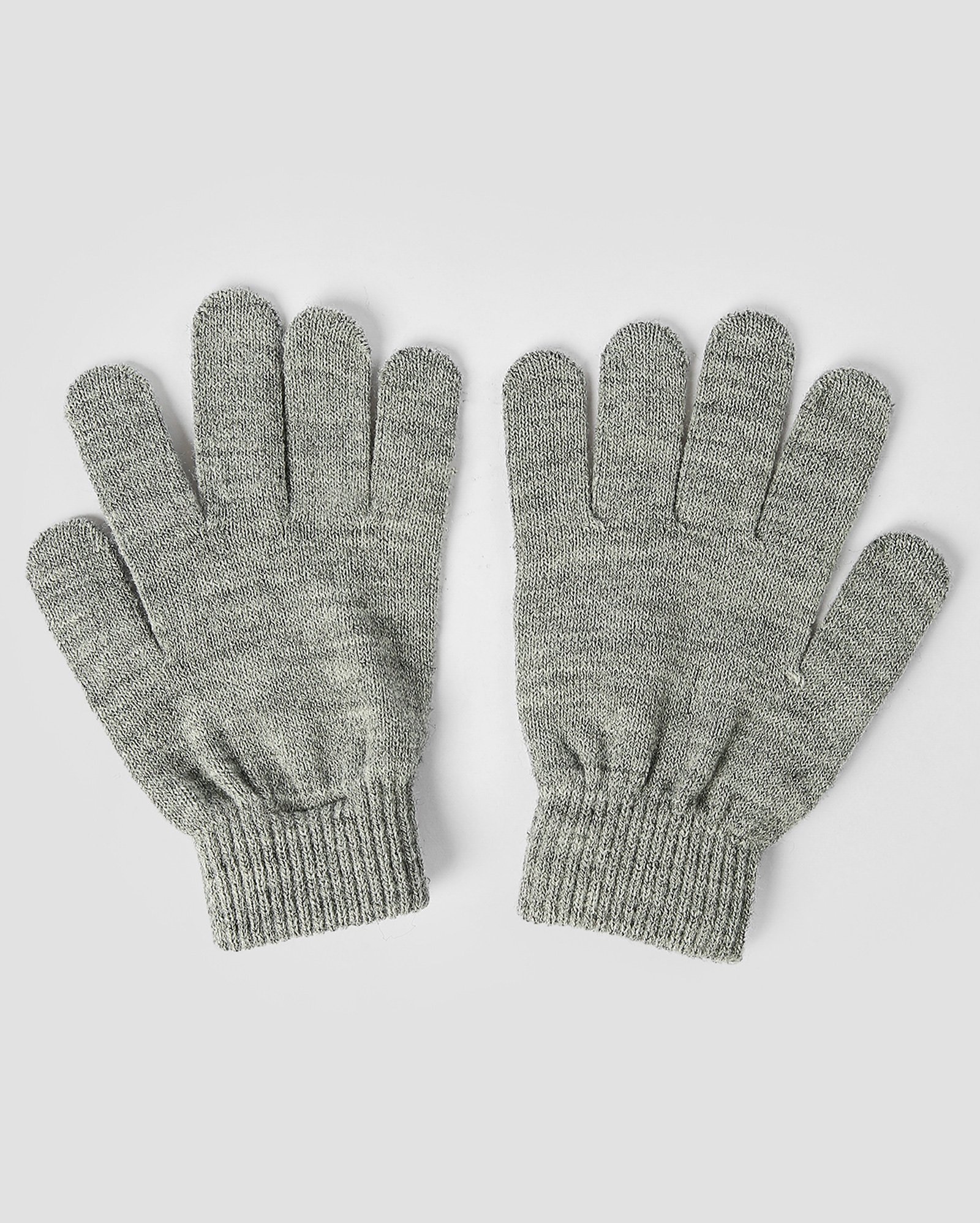Luva feminina de tricot mescla punho ajustado cinza | Accessori by Riachuelo