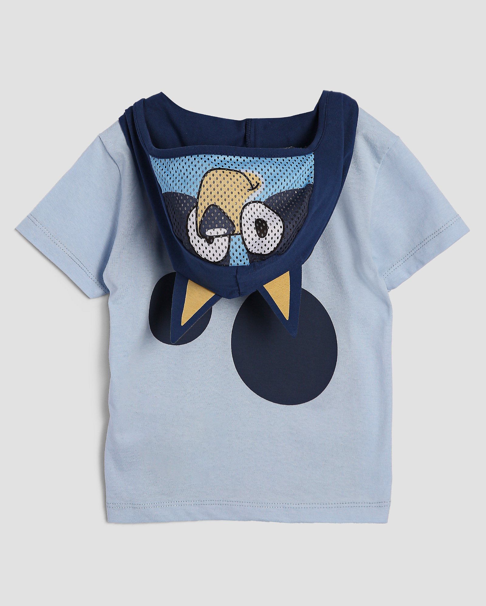Camiseta infantil Bluey com capuz 2-8A azul | BBC