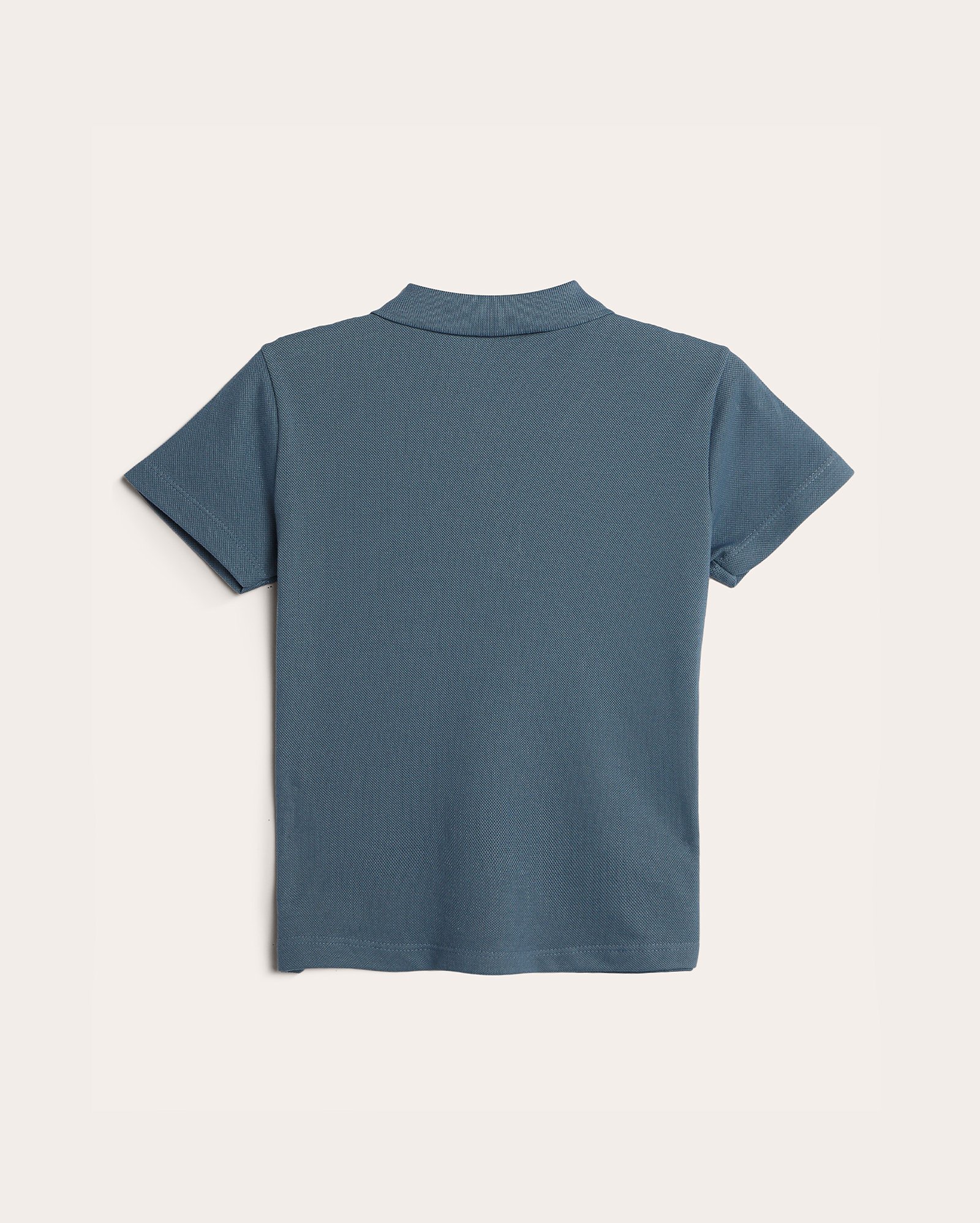 Camisa polo infantil Pool Legacy lisa 4-10A - Azul Escuro