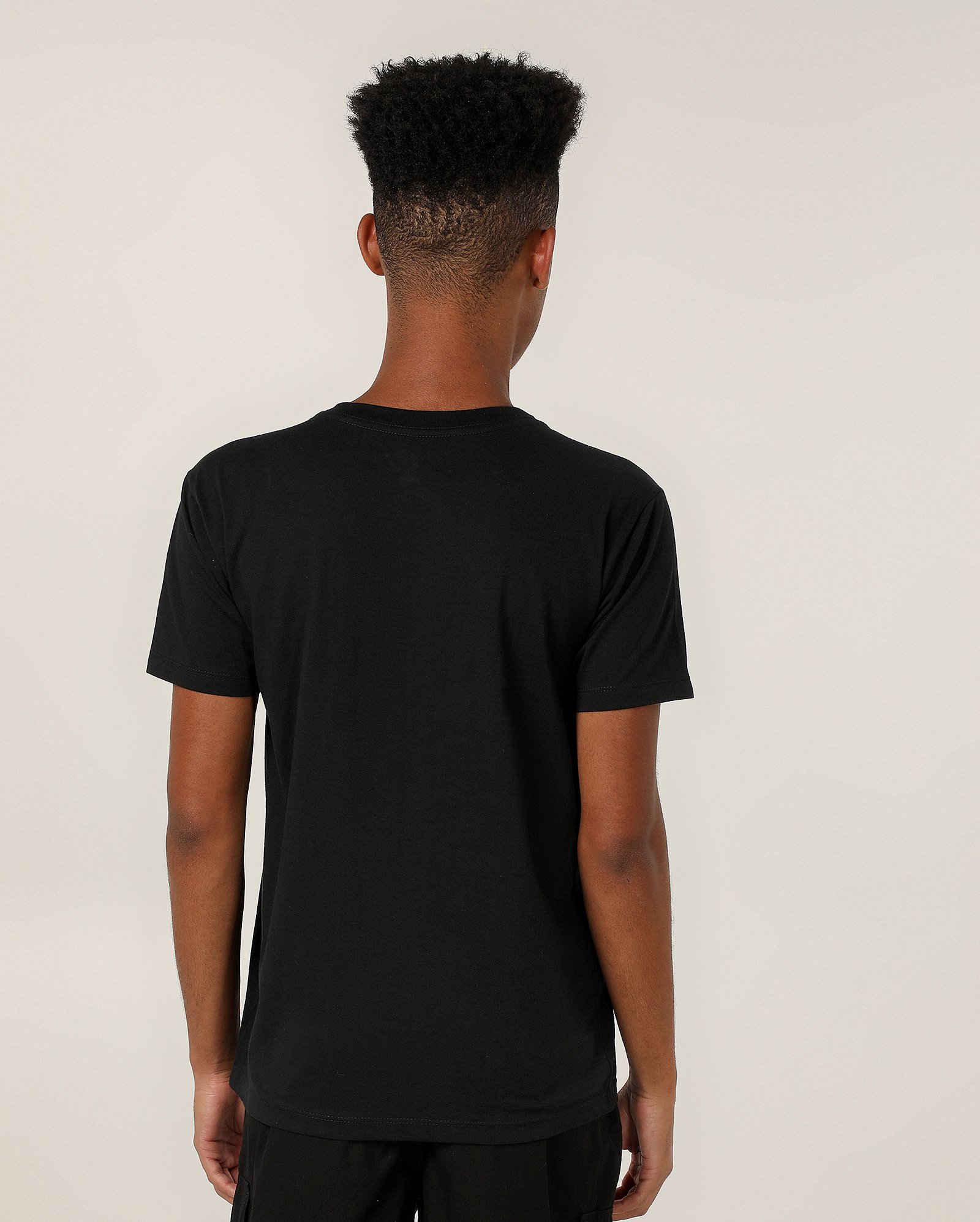 Camiseta juvenil lettering Super Mario preta | Nintendo