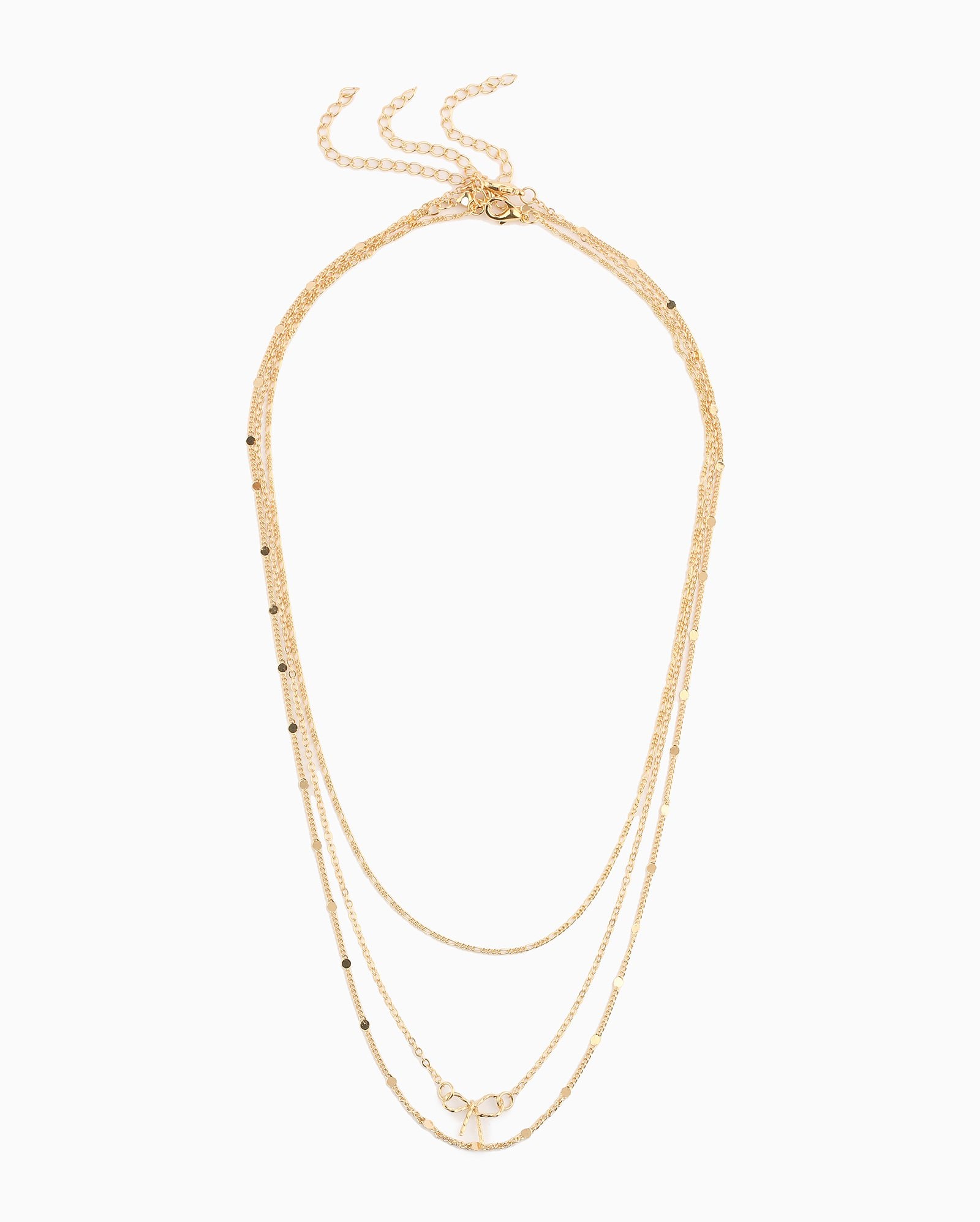 Colares Riachuelo Riachuelo | Kit colar feminino 3 peças corrente coração dourado ...