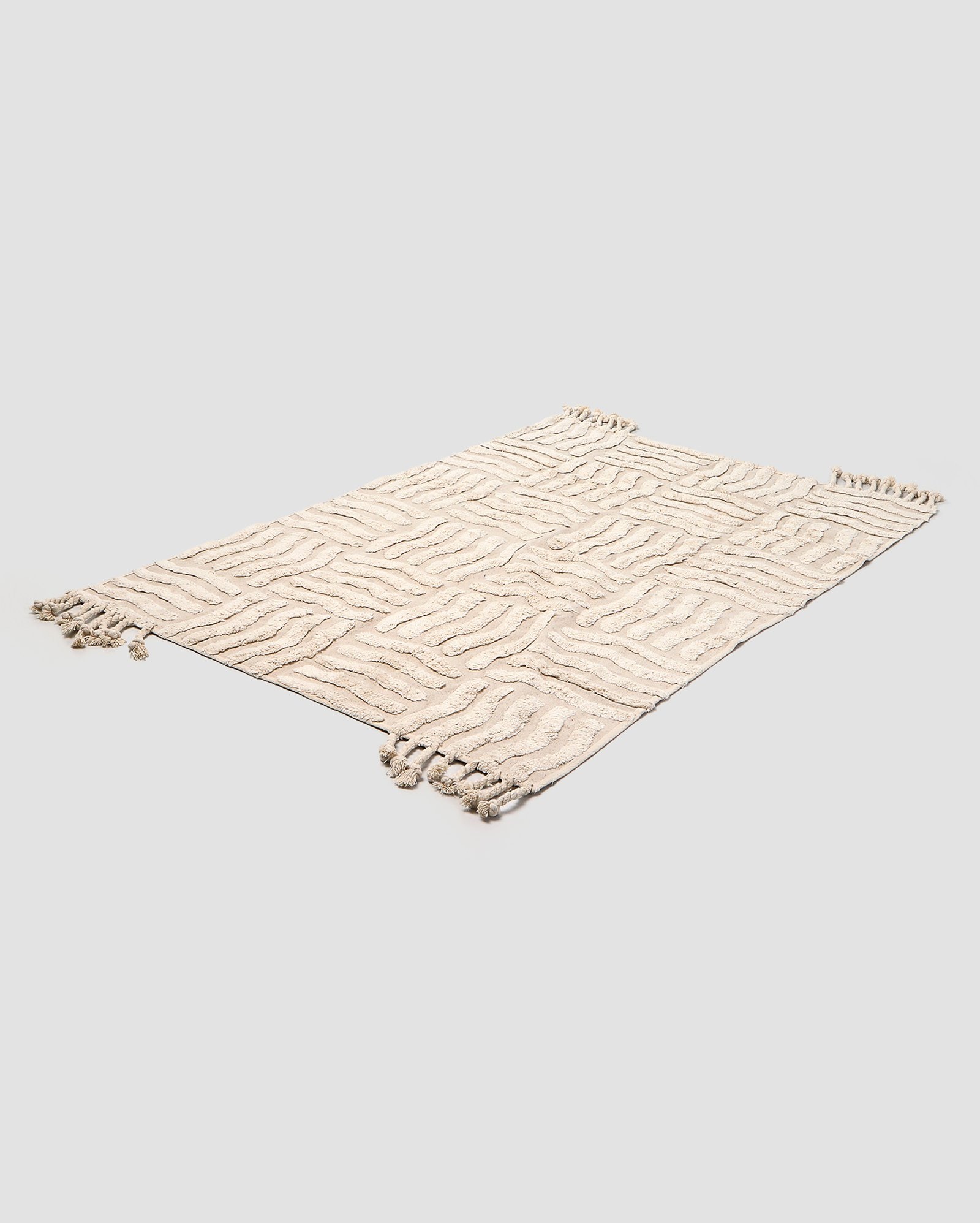 Tapete premium Finneas texturizado 100x150cm bege | Casa Riachuelo