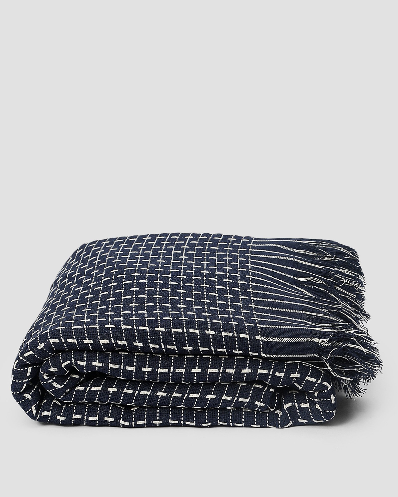 Manta decorativa para sofá Oslo 220x290cm - Azul Escuro | Casa Riachuelo
