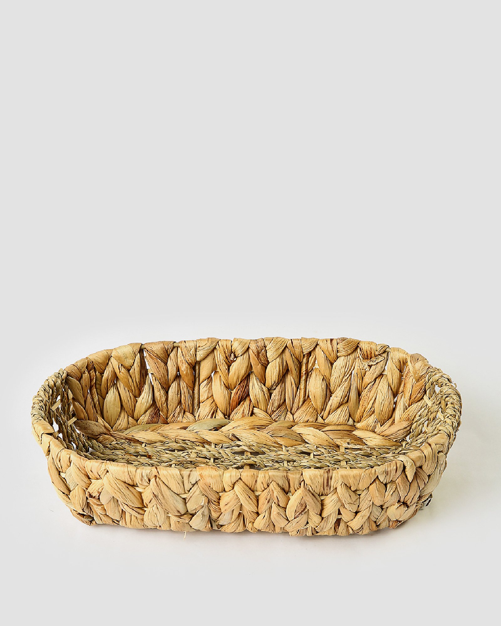 Fruteira fibras naturais oval Francis bege | Casa Riachuelo