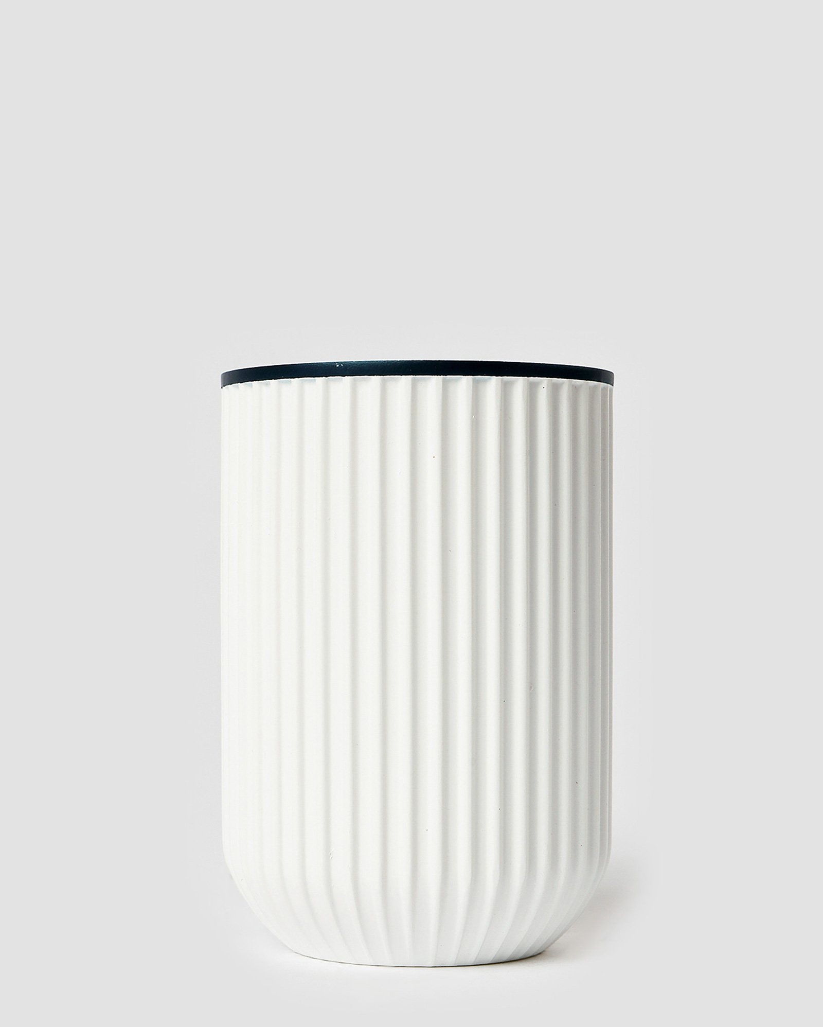 Porta-escova de dentes Felicia texturizado branco | Casa Riachuelo
