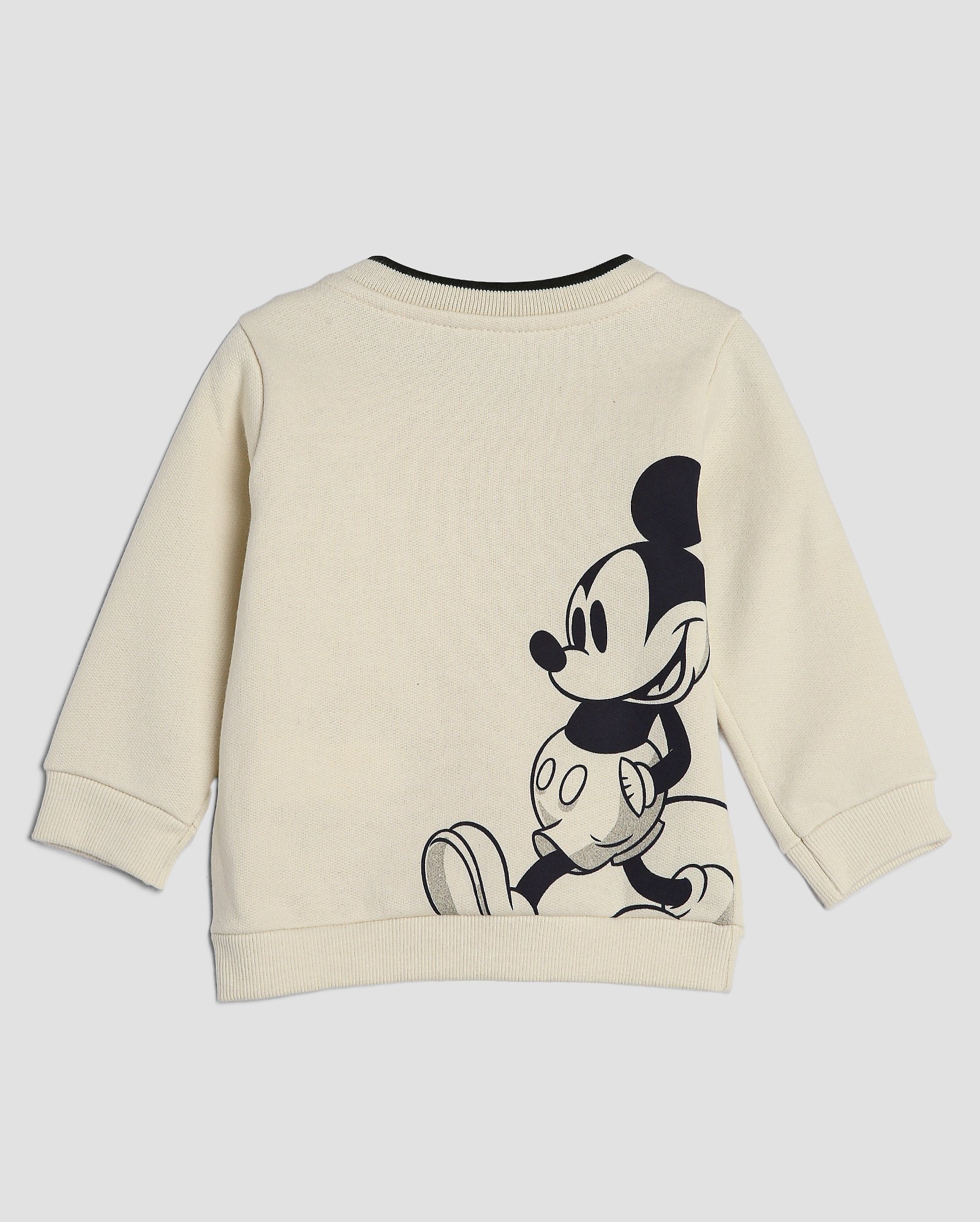 Blusa de moletom bebê Mickey Mouse bege - Bege Claro | Disney