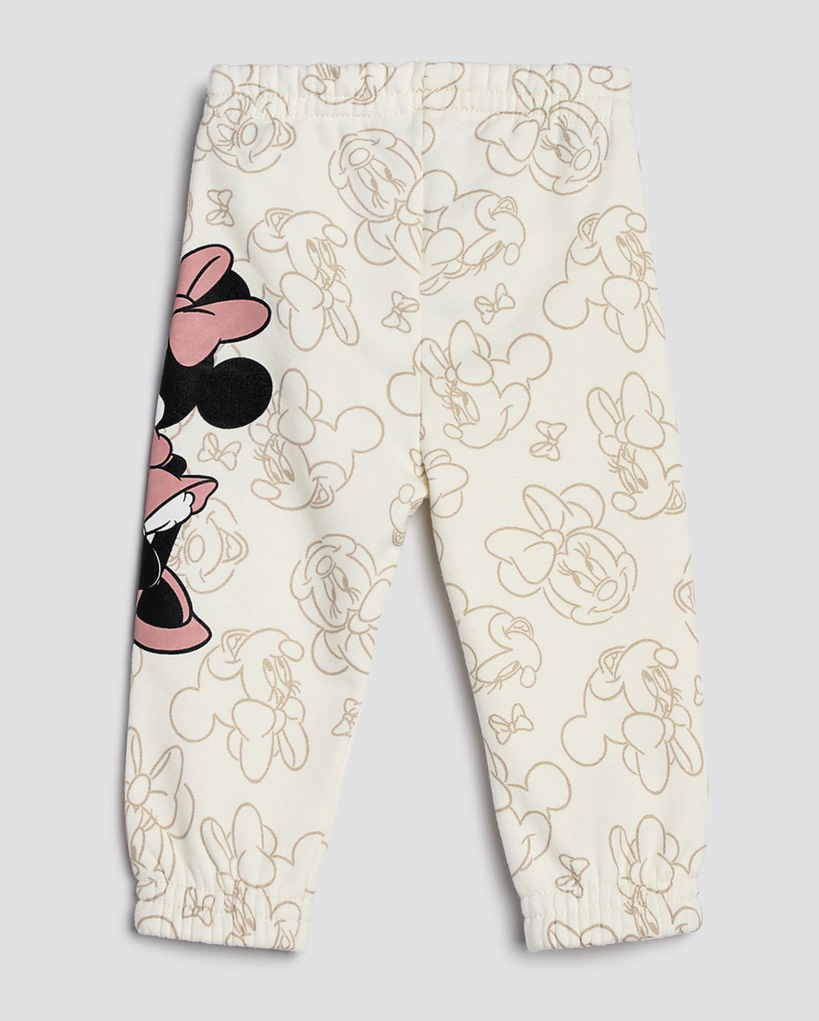 Calça de moletom bebê estampa Minnie bege | Disney