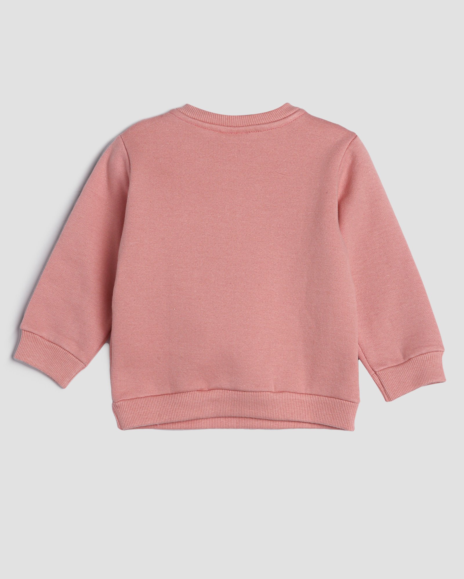 Blusa de moletom bebê básica rosa | Baby Way