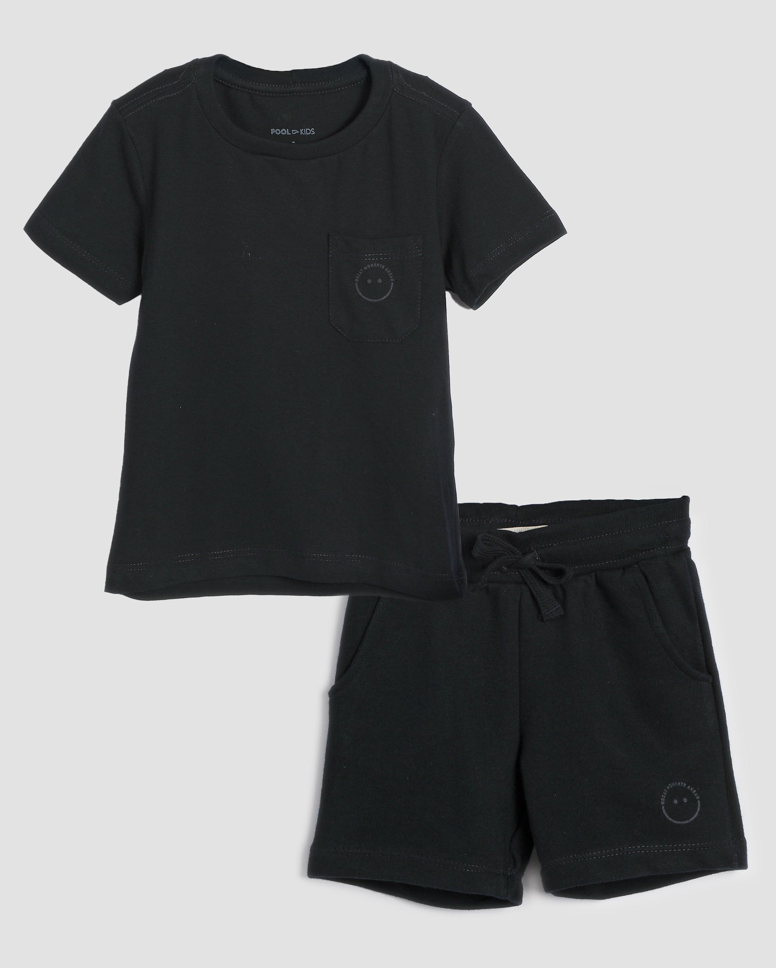 Conjunto curto infantil great moments 1-4A azul