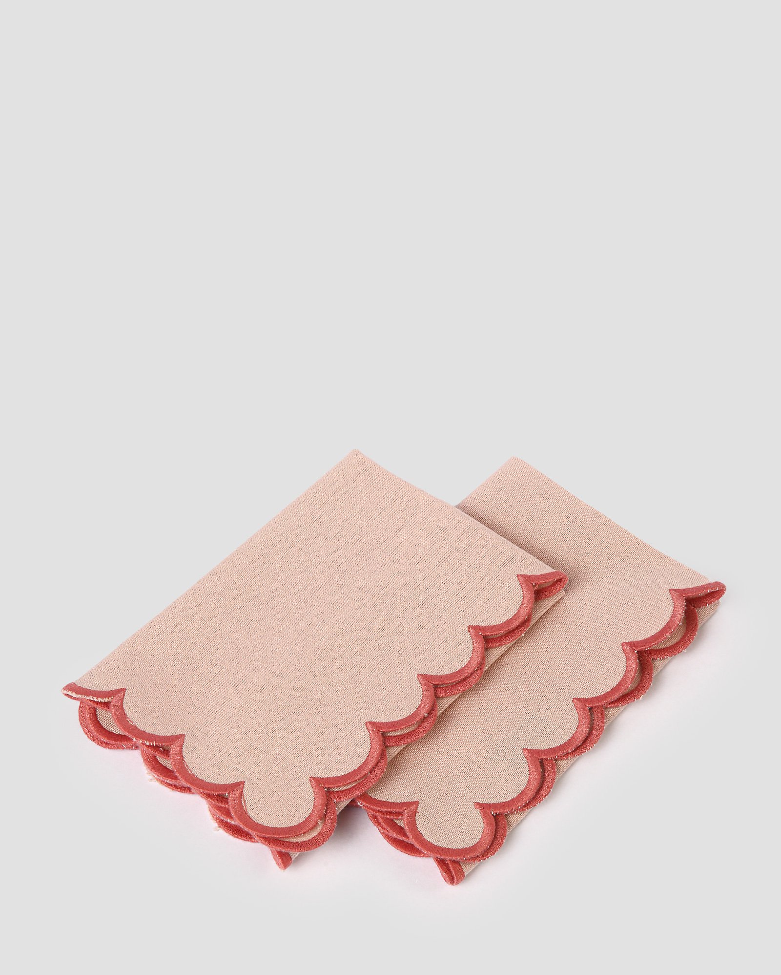 Kit guardanapo de tecido 2 peças Clara rosa | Casa Riachuelo