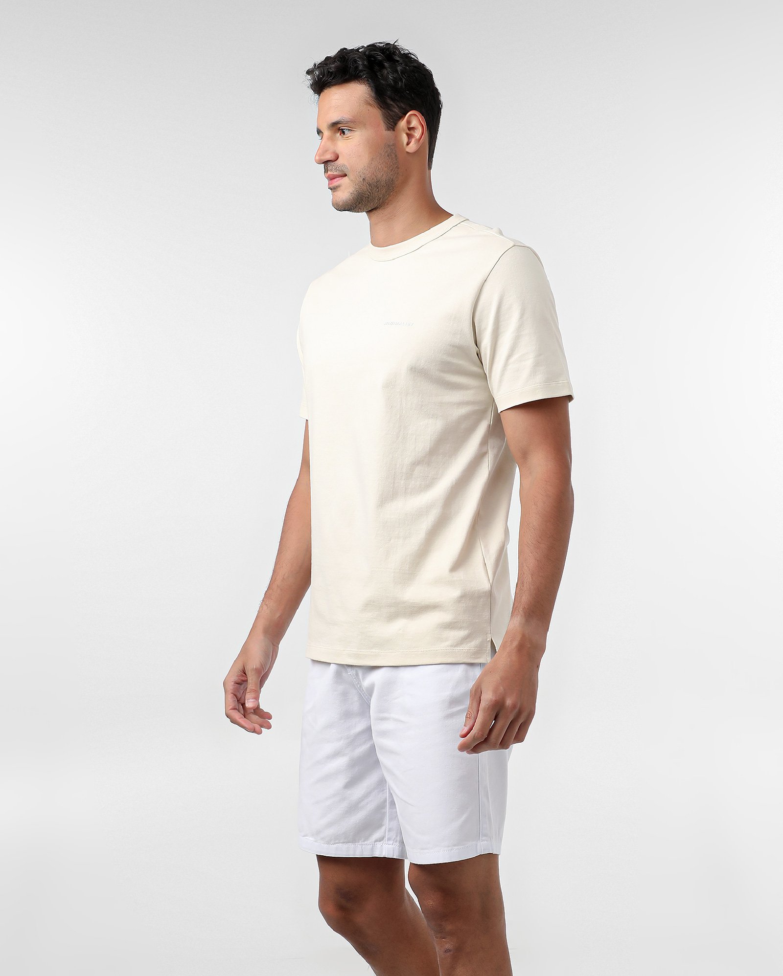 Bermuda sarja masculina reta bolsos chino - Branco | Pool Jeans