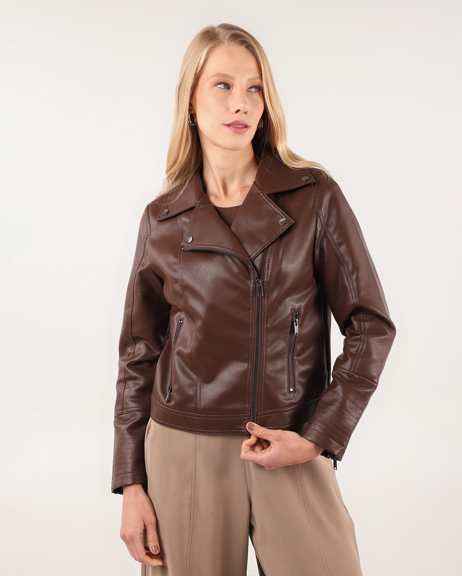 Jaqueta De Couro Feminina Riachuelo Jaqueta De Couro Feminina