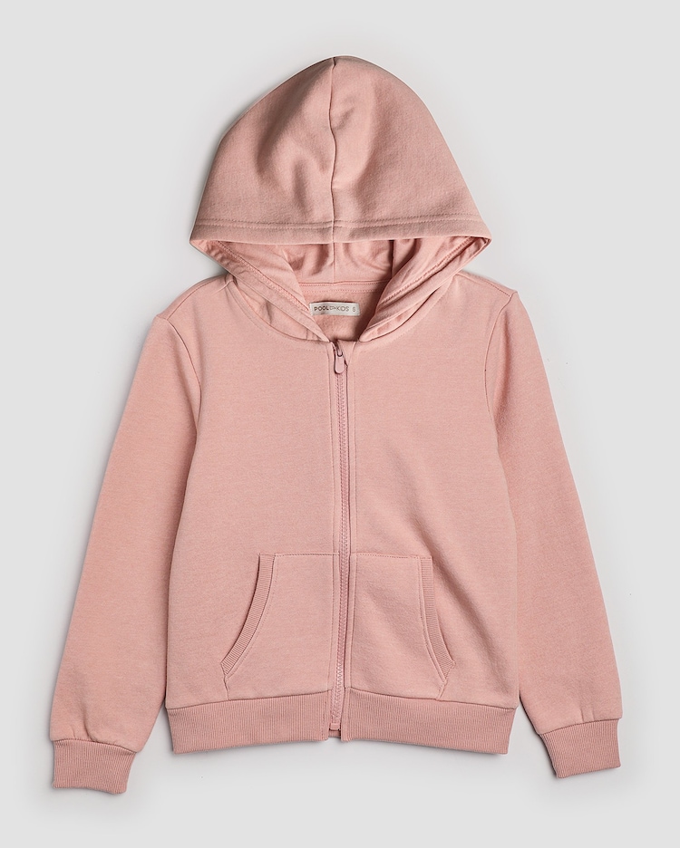 Riachuelo Blusa de moletom infantil com felpa e capuz 4-10A