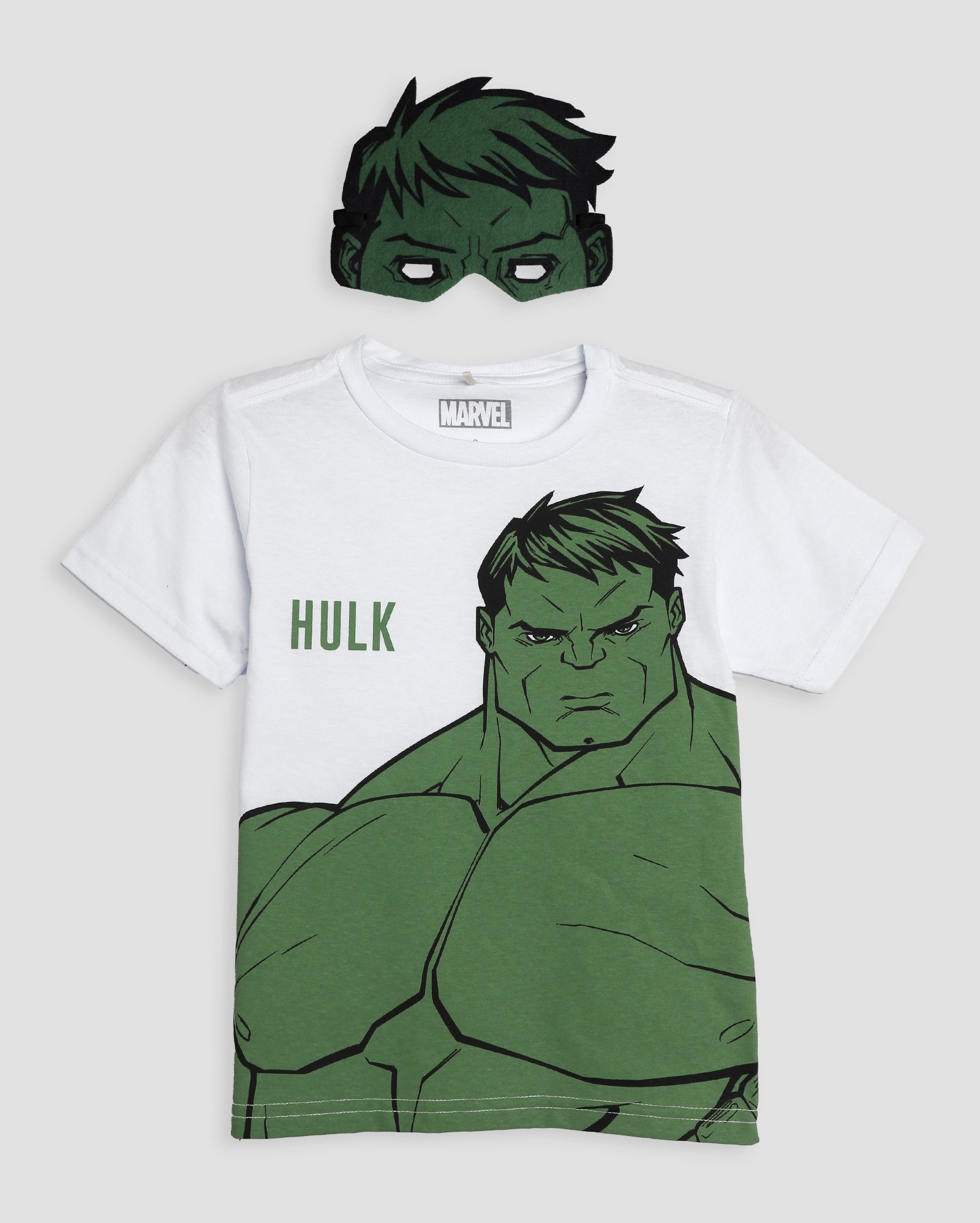 Camiseta infantil Hulk com máscara 4-10A multicor | Marvel 