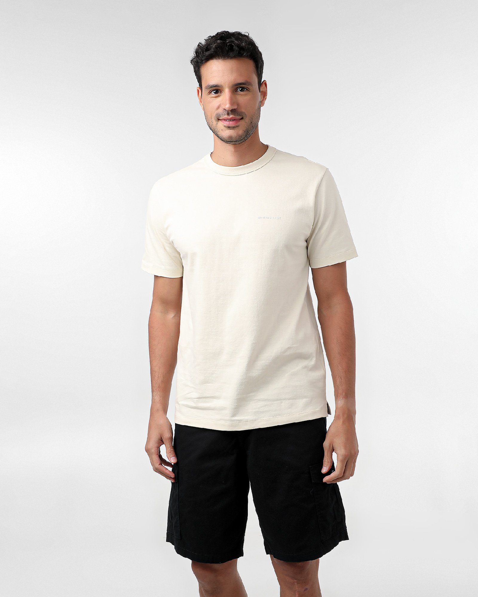 Bermuda sarja masculina cargo preta | Pool Jeans