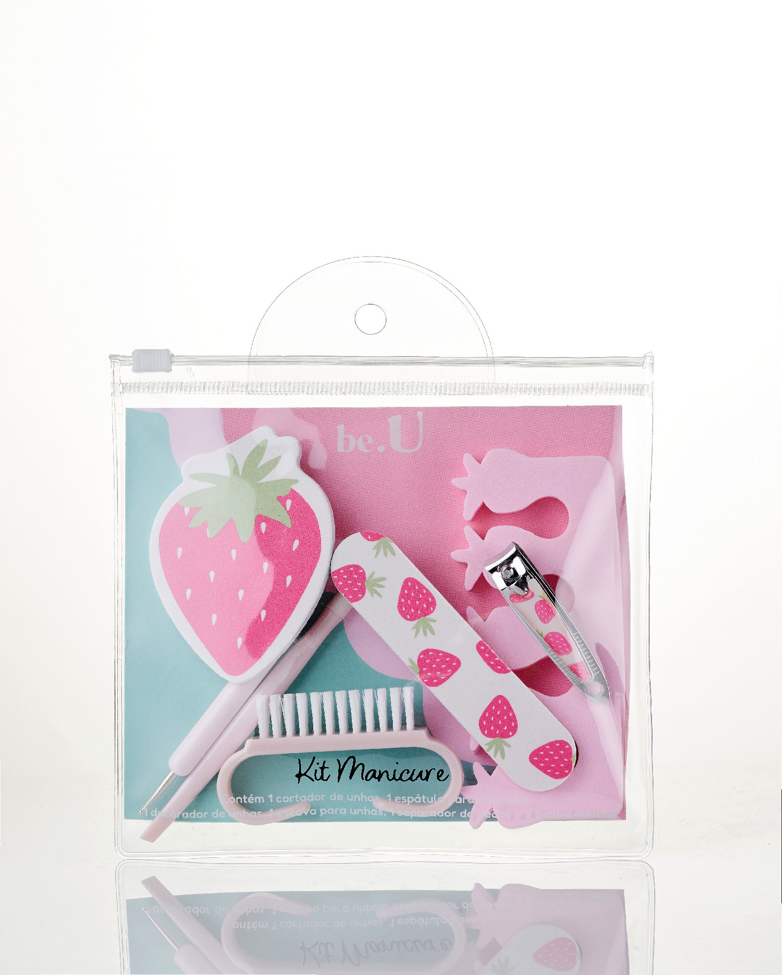 Kit manicure 7 unidades morango multicor | be.U by Riachuelo