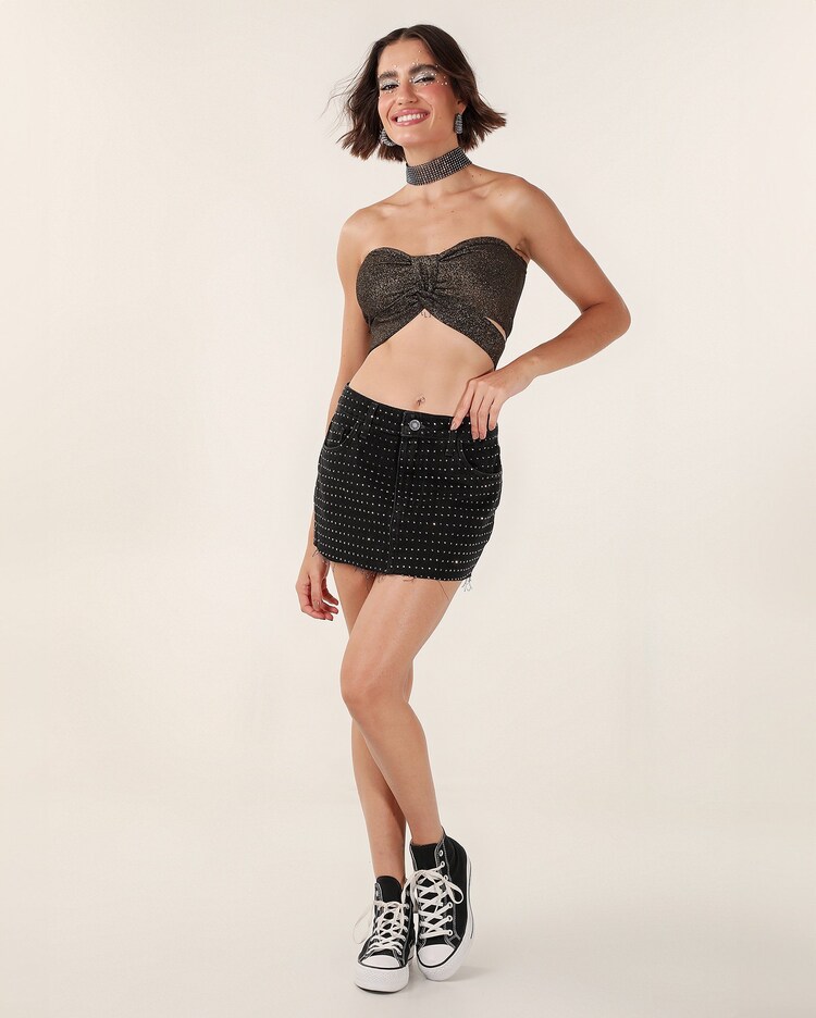 Short Saia Jeans Saia Social Riachuelo Short Saia Saia Jeans Preta