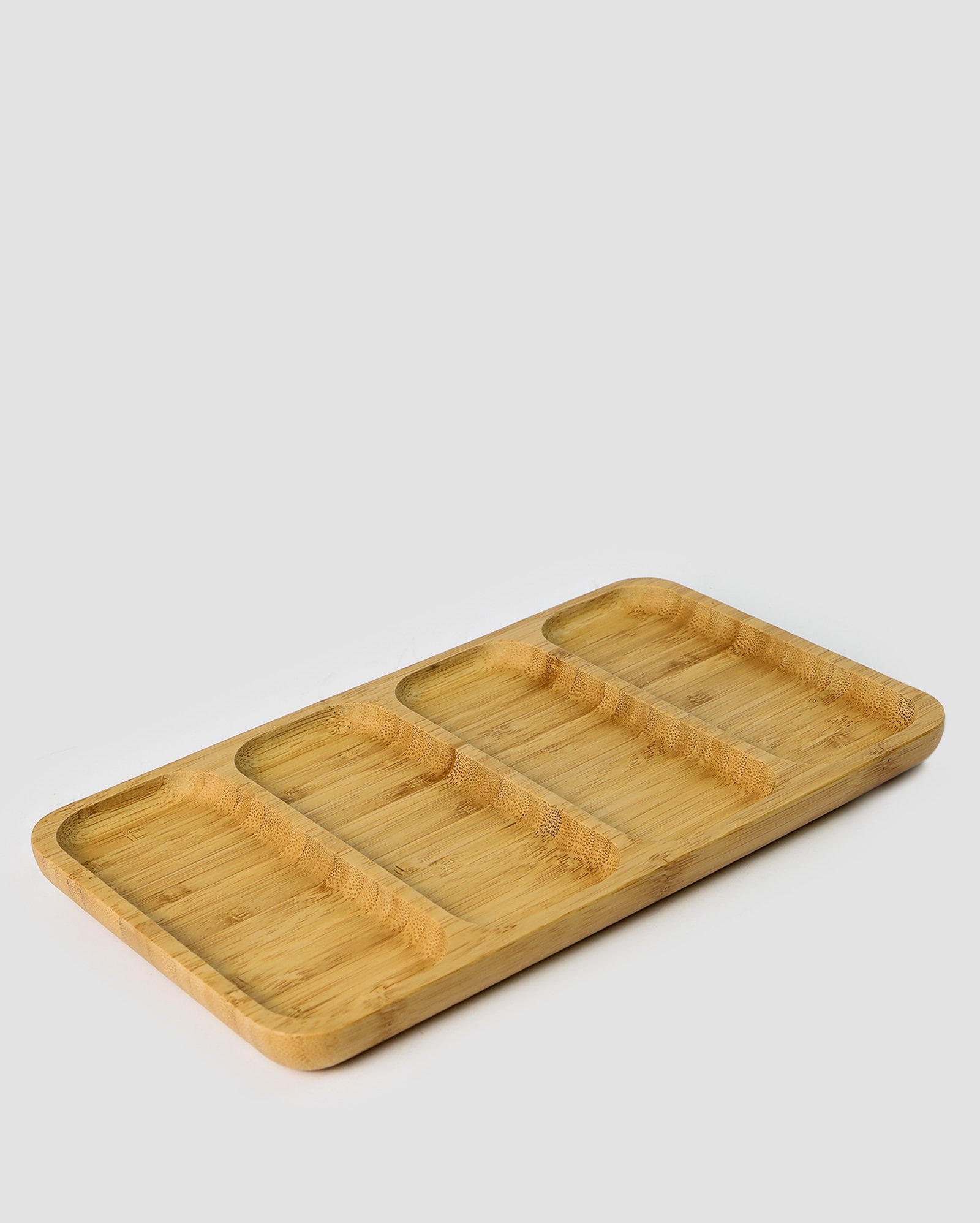 Petisqueira retangular de bambu clássica 28cm bege | Casa Riachuelo