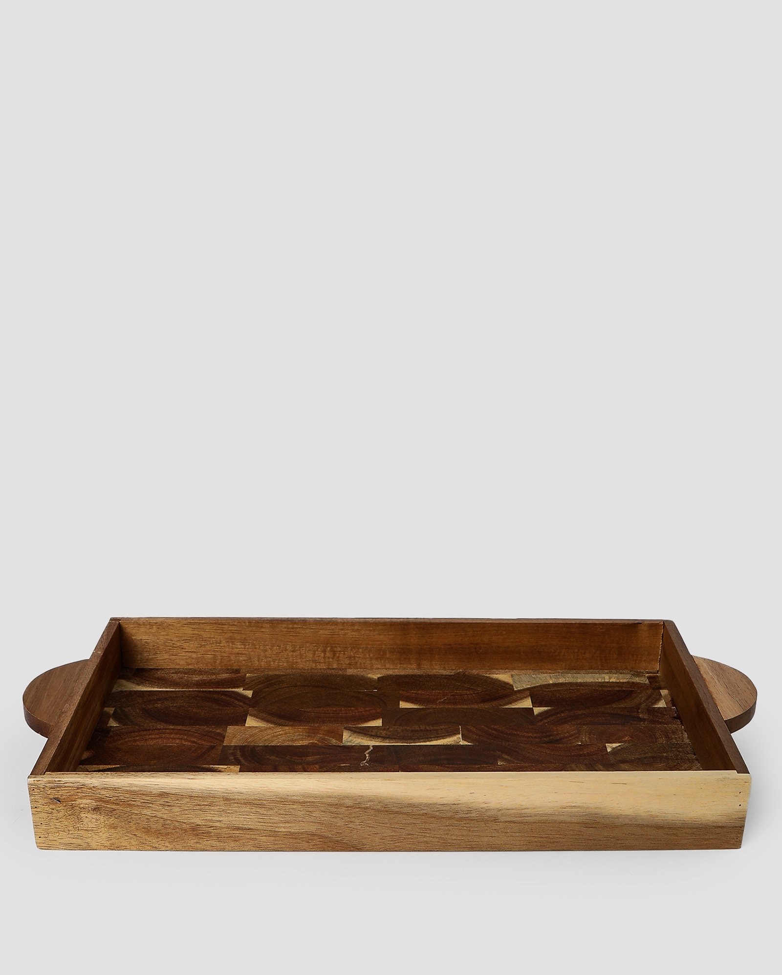Bandeja retangular acácia Milo 48x22cm marrom | Casa Riachuelo